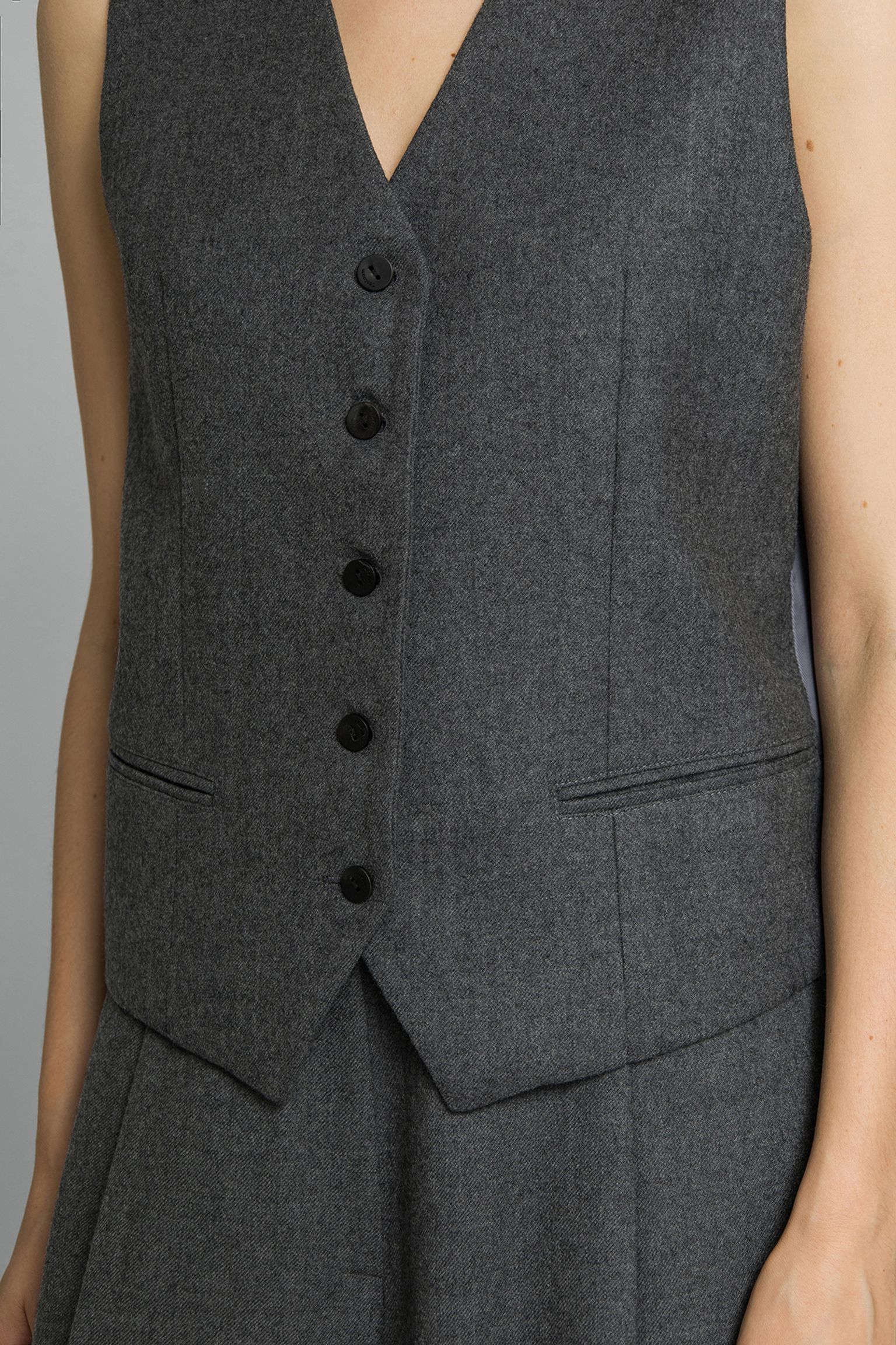 Стильные Жилет WOOL SINGLE VEST