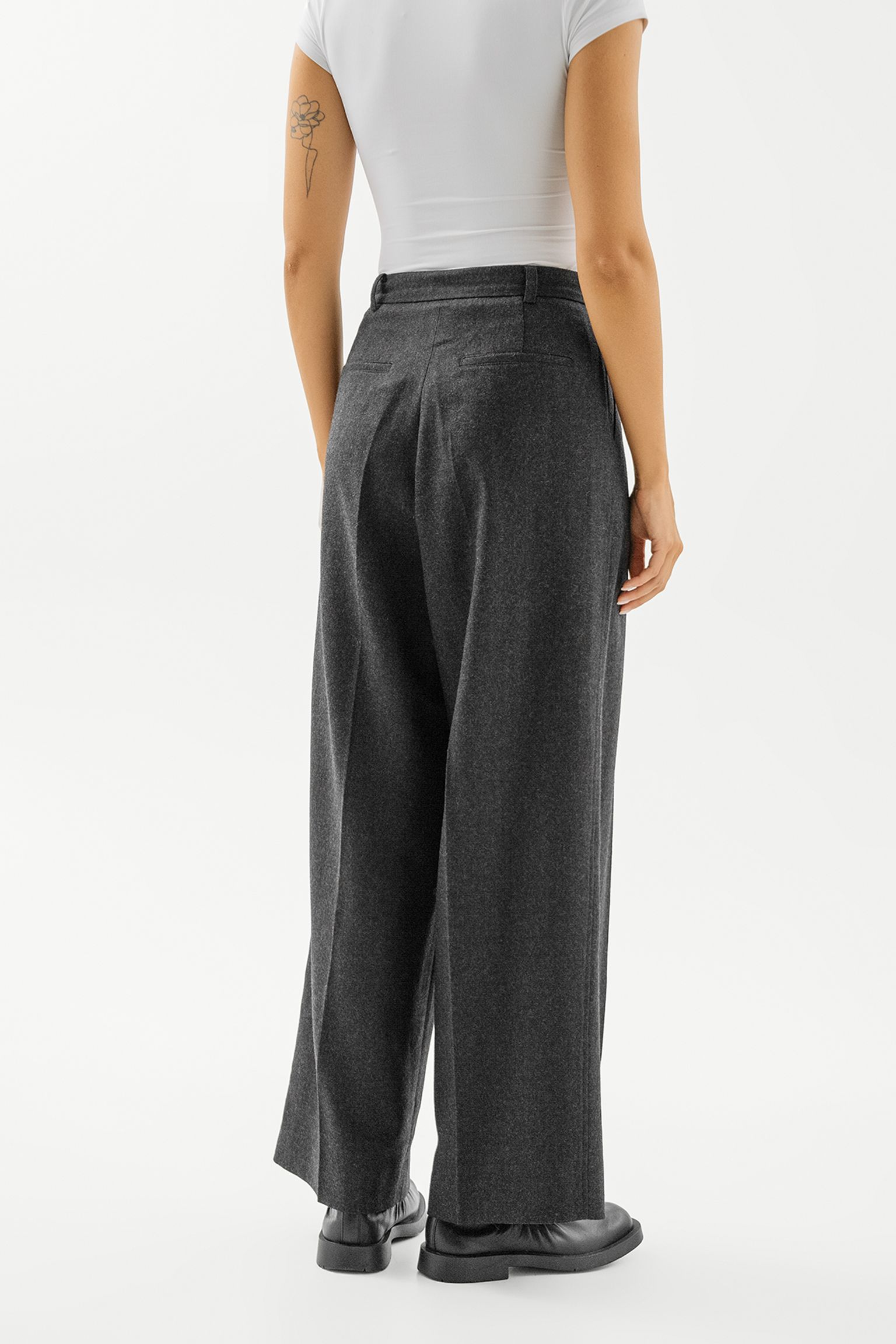 Брюки WOOL BANDING PANTS