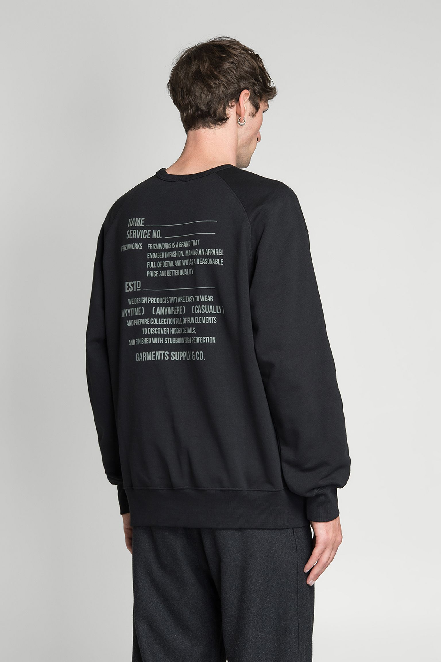 Свитшот SERVICE LABEL SWEATSHIRT