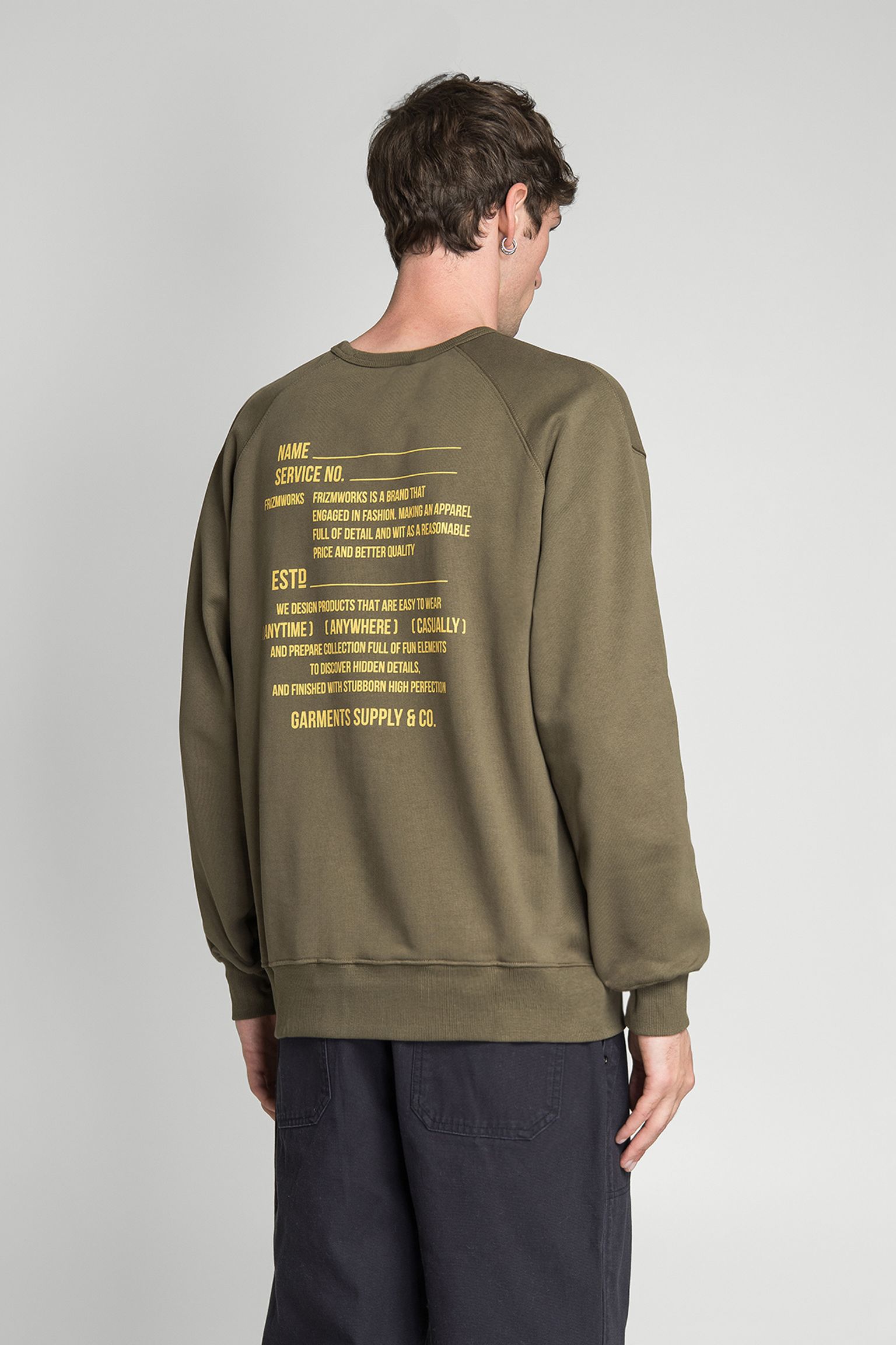 Світшот SERVICE LABEL SWEATSHIRT