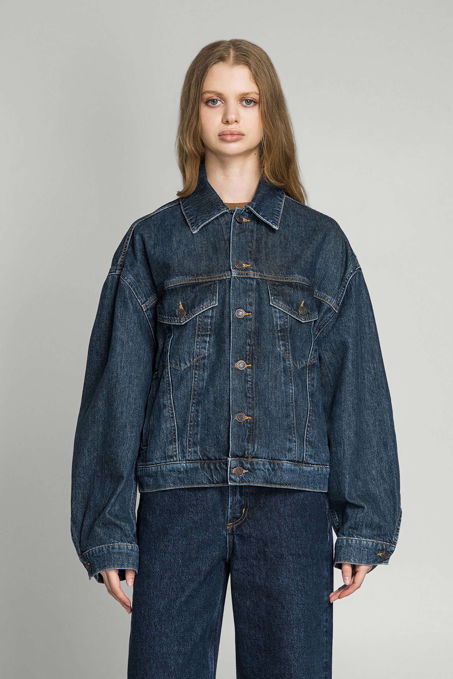 Куртка джинсова dalton balloon jacket in pendulum з доставкою
