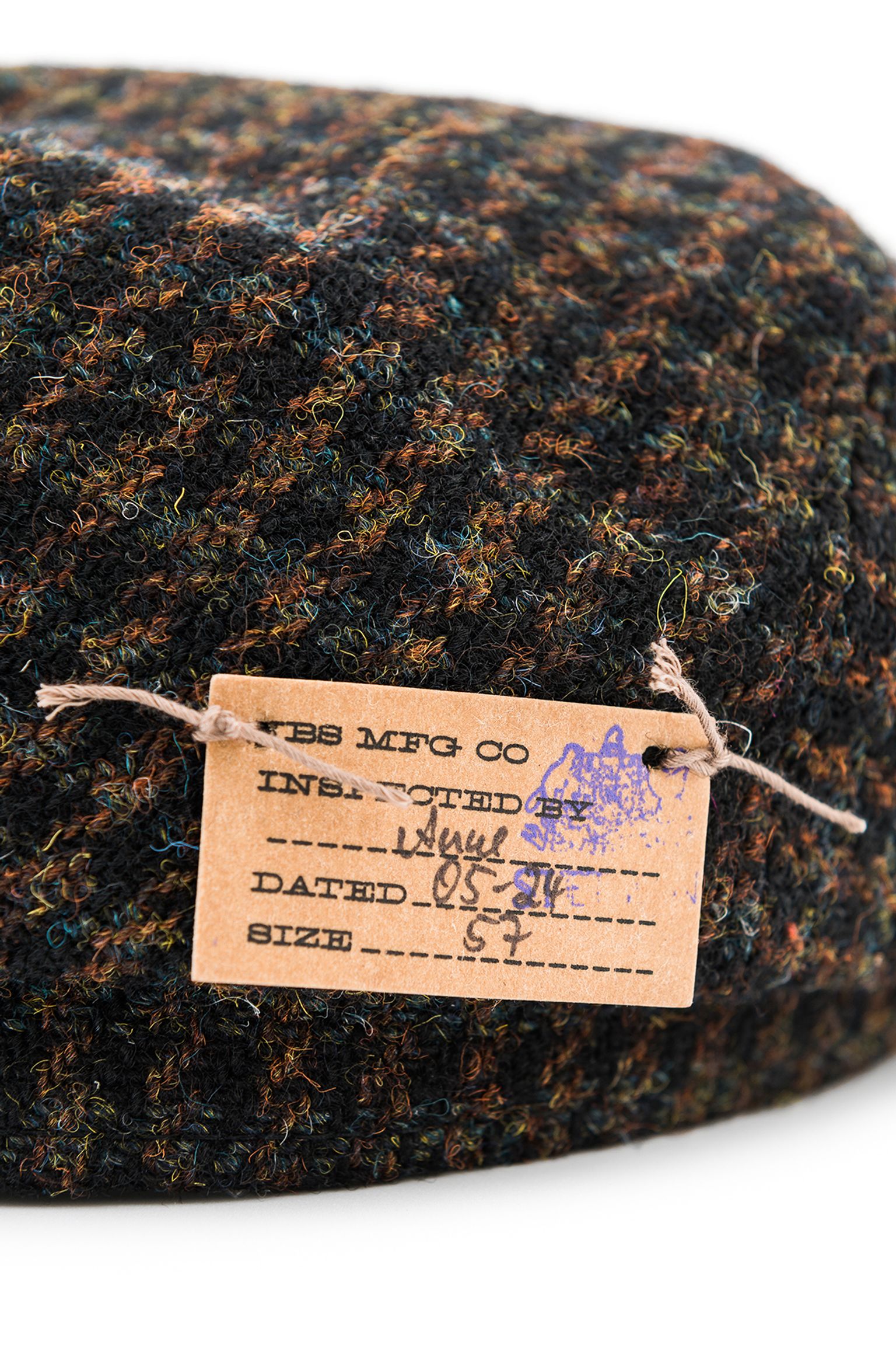 Кепка Driver Cap Houndstooth Harris Tweed