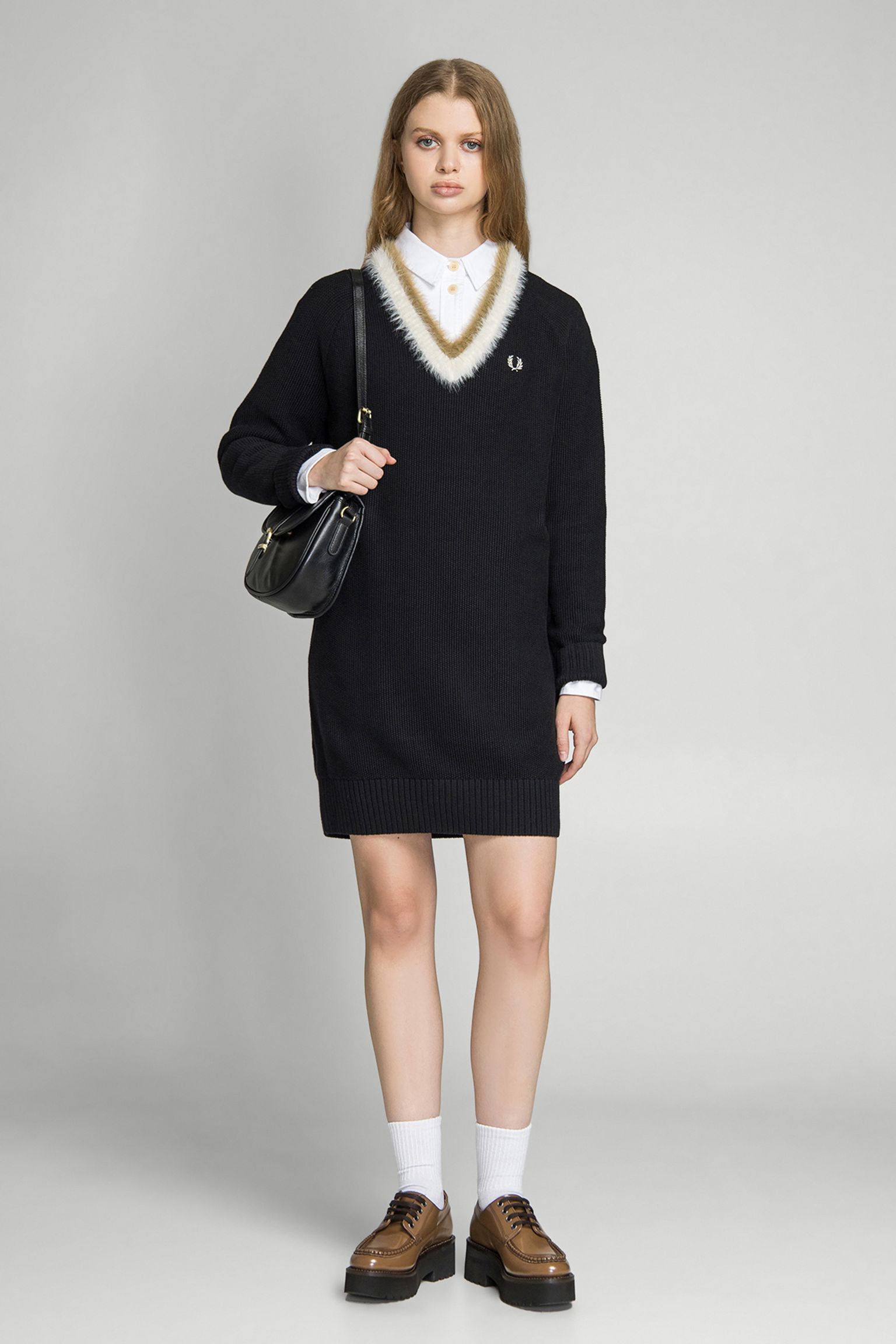 Платье XTRD TRIM V-NECK JUMPER DRESS с доставкой