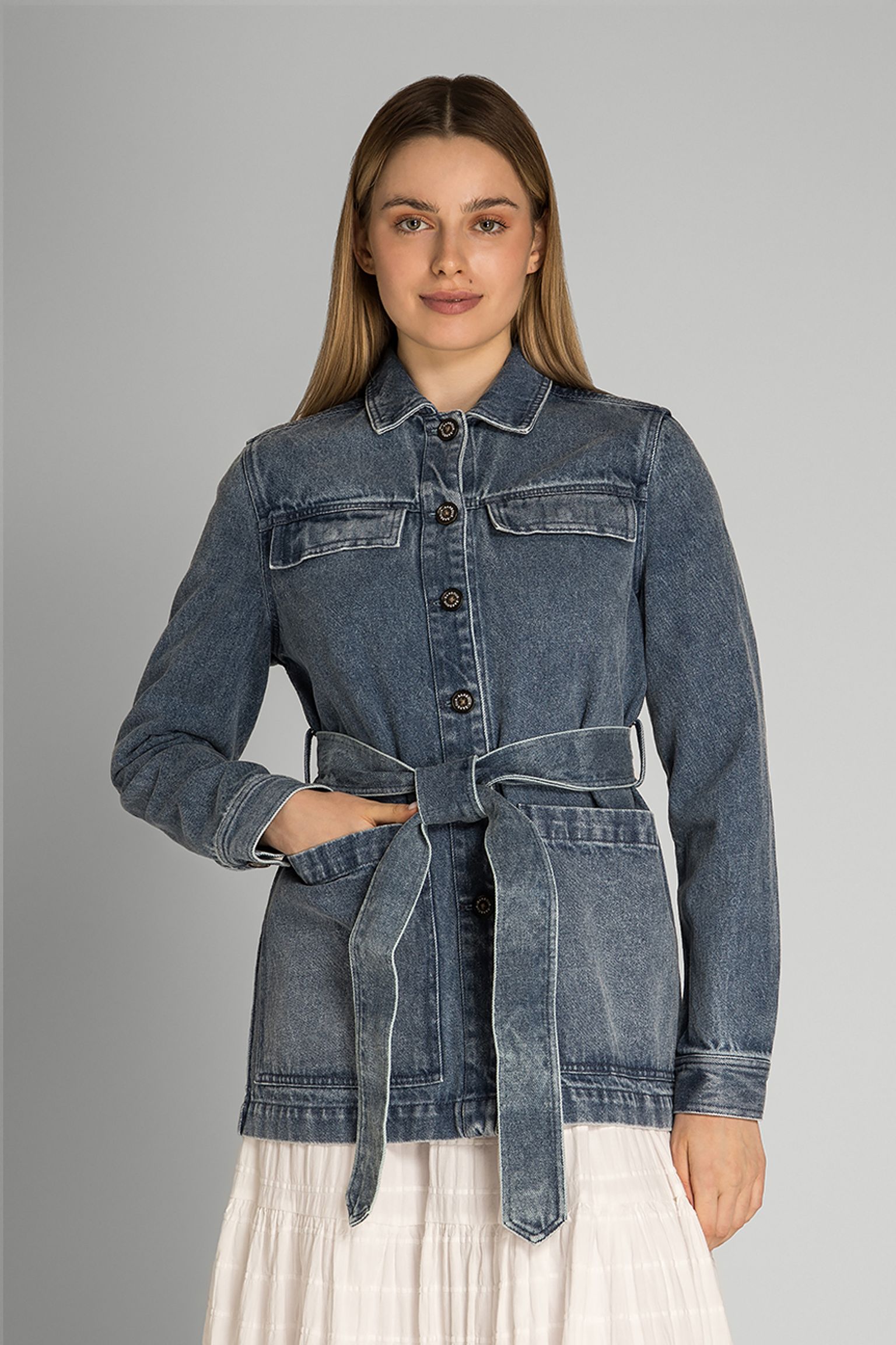 Куртка джинсовая MACY OVERSHIRT с доставкой