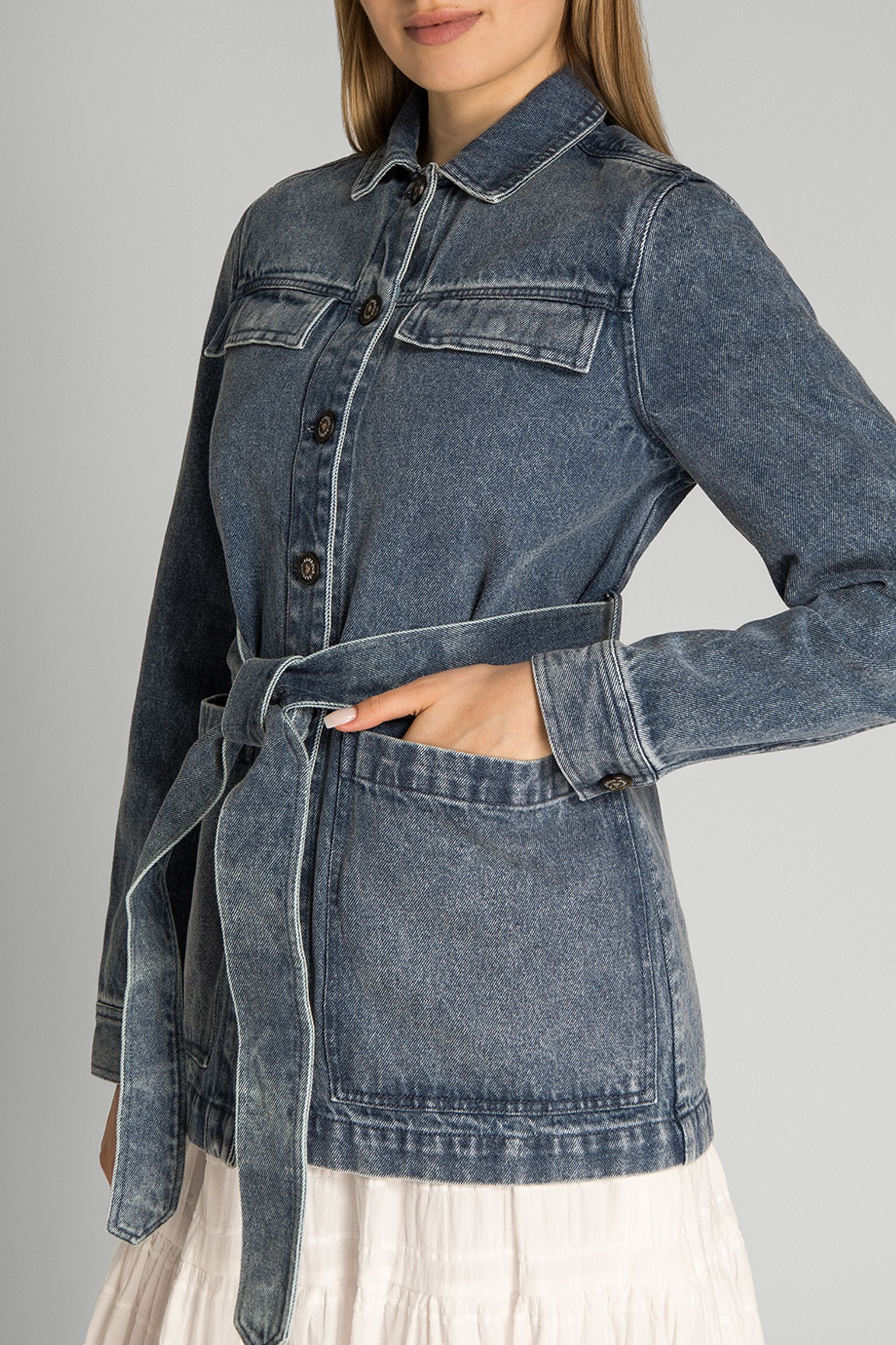 Широкий выбор Куртка джинсовая MACY OVERSHIRT