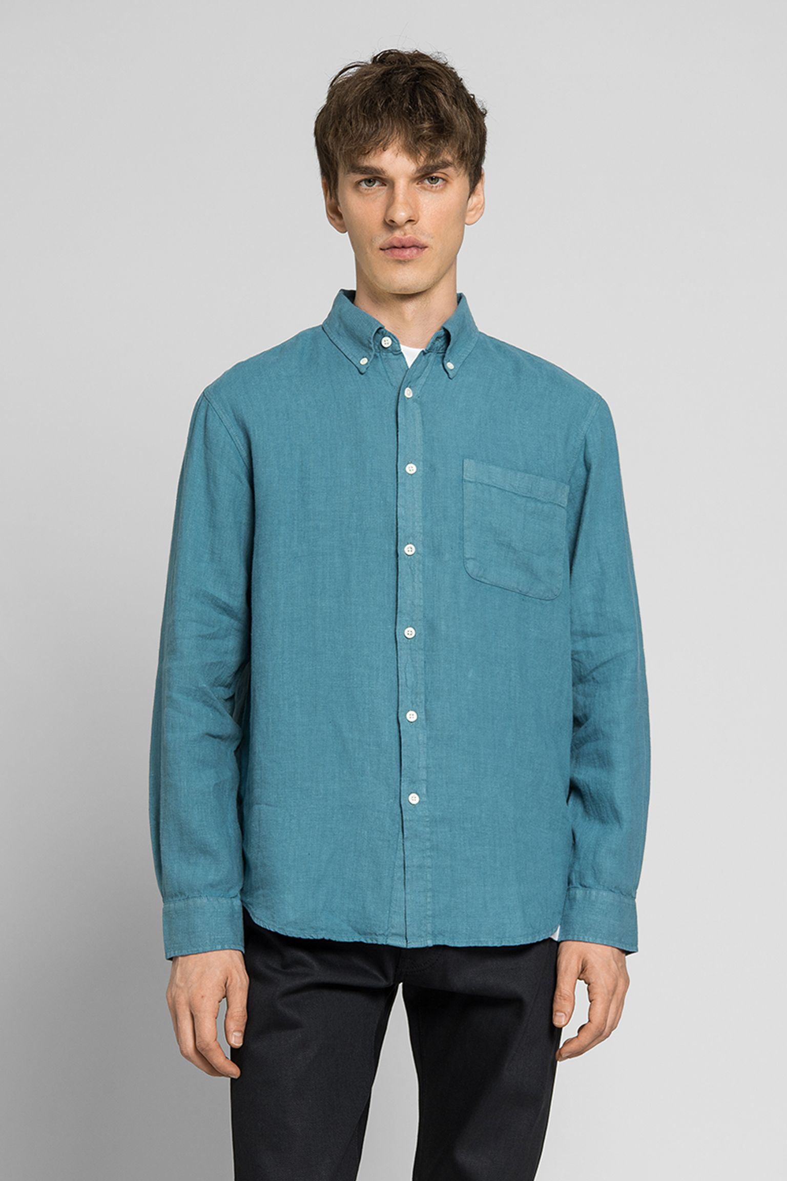 Сорочка C.O.F. Studio BUTTON DOWN PURE LINEN купити в Україні