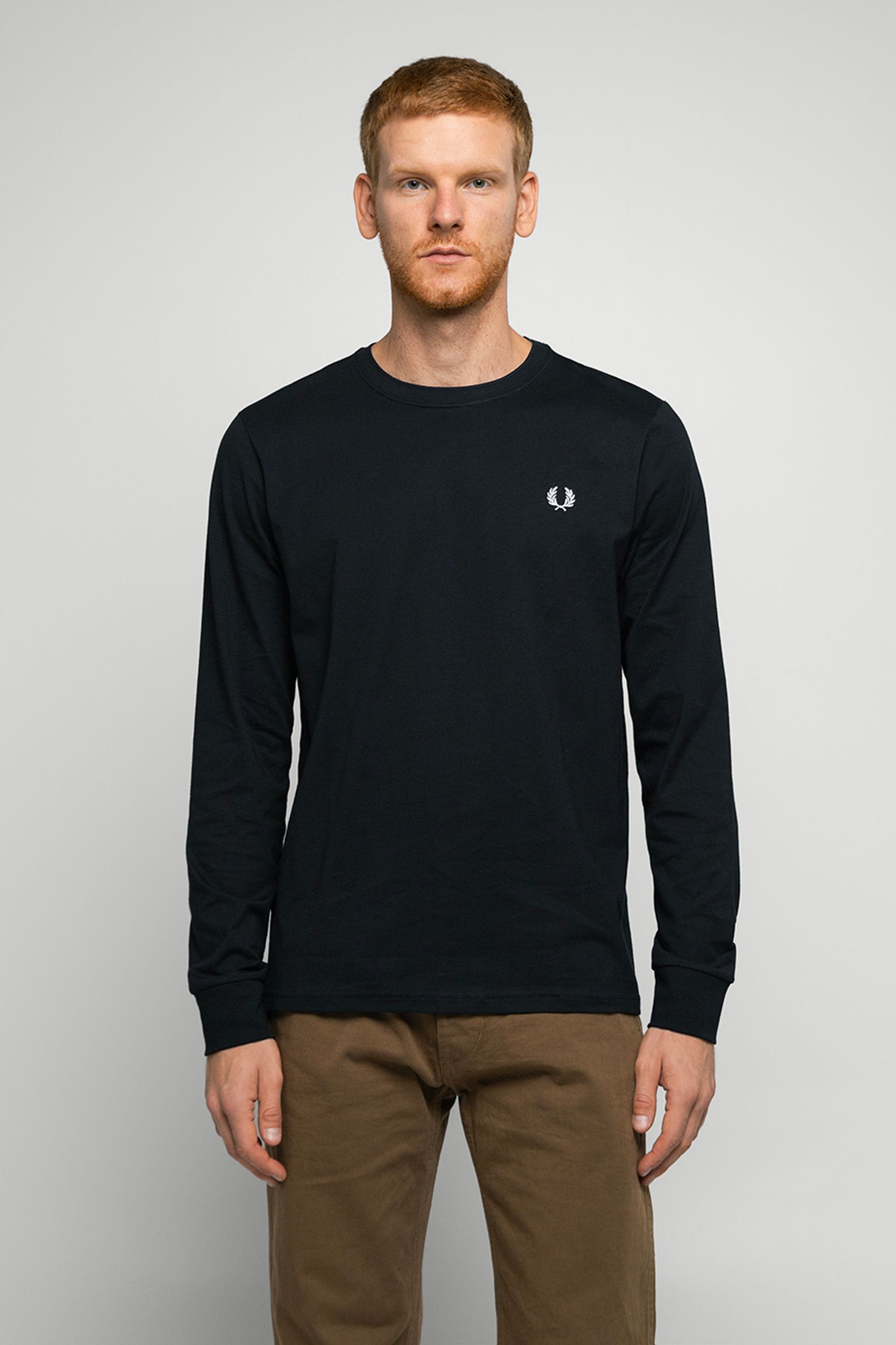 Лонгслив LONG SLEEVE CREW NECK T-SHIRT