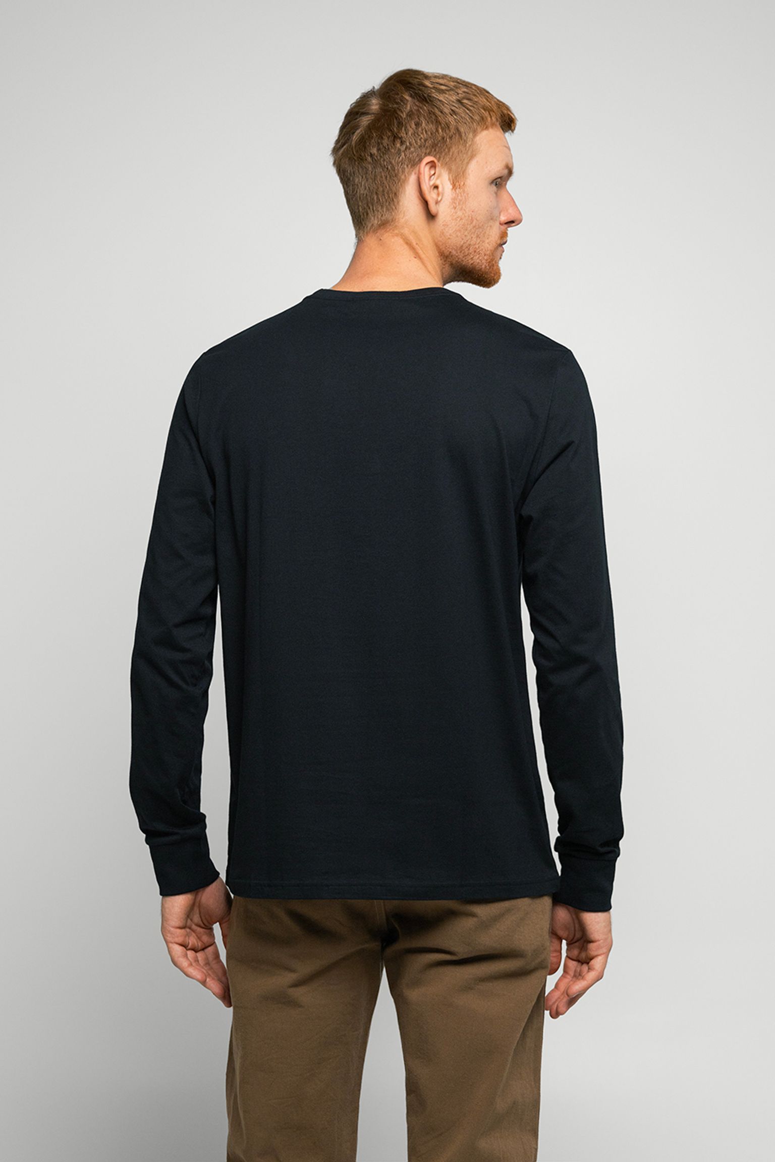 Лонгслив LONG SLEEVE CREW NECK T-SHIRT