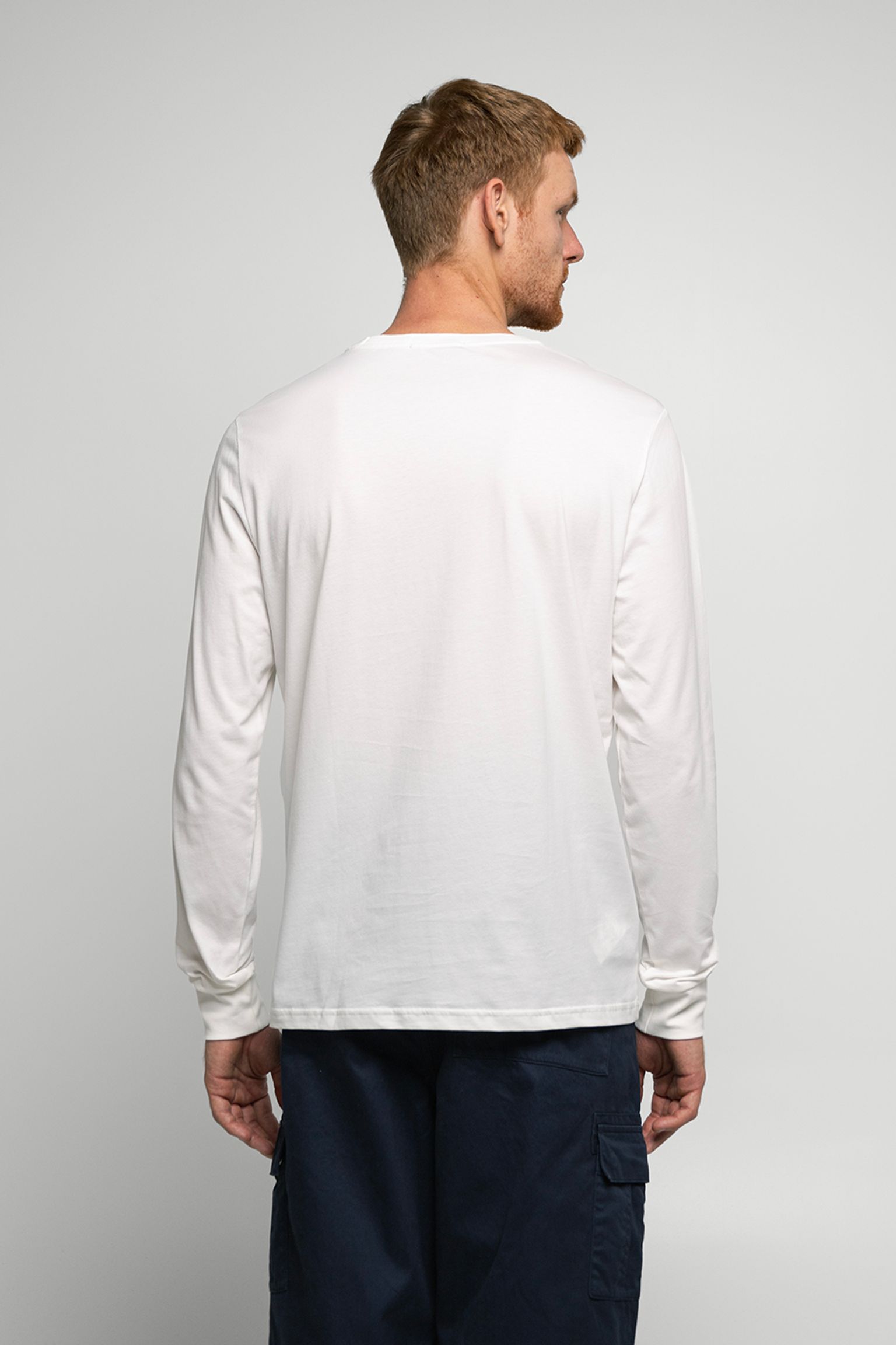 Лонгслив LONG SLEEVE CREW NECK T-SHIRT