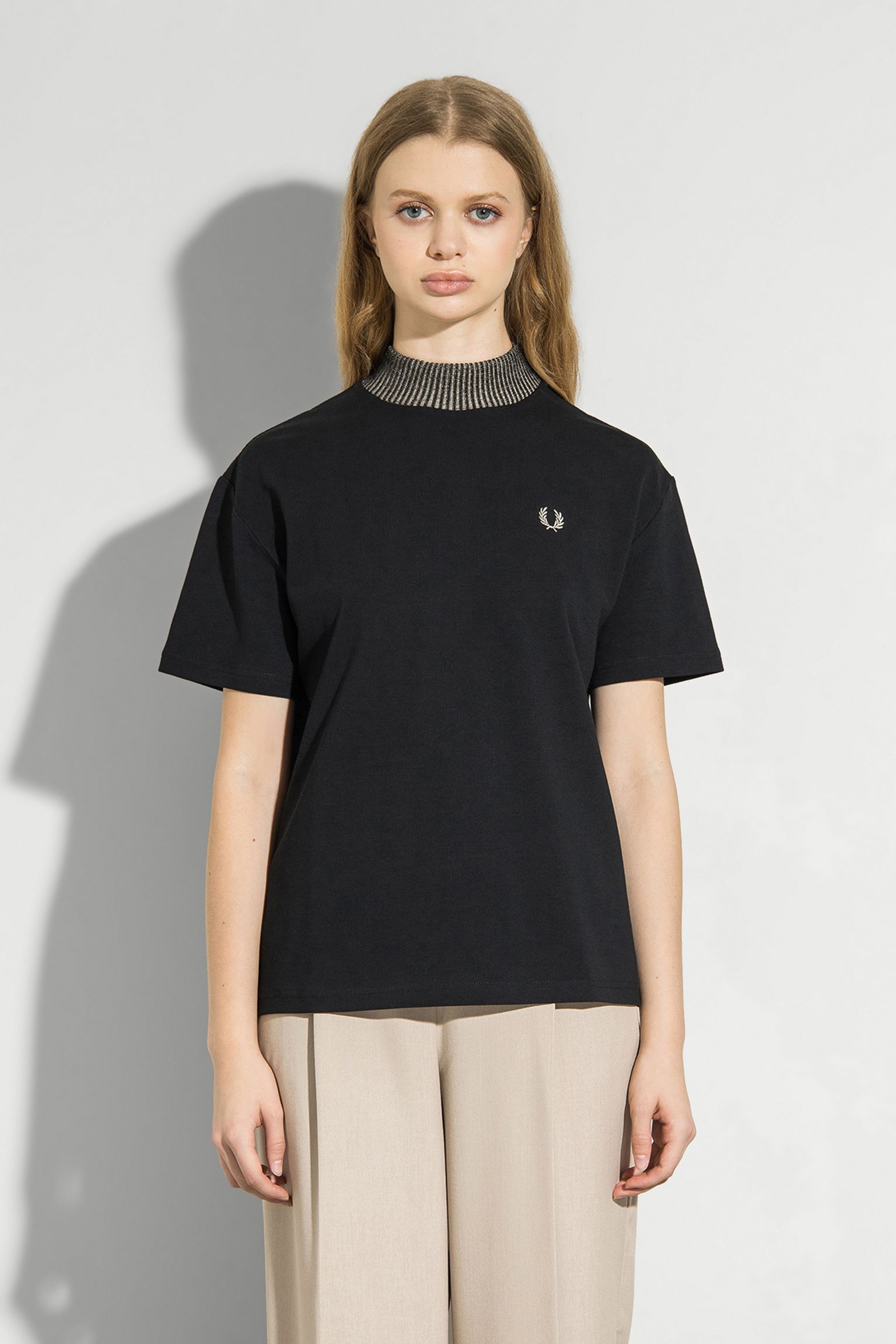 Футболка SPACE DYE TRIM PIQUE T-SHIRT с доставкой