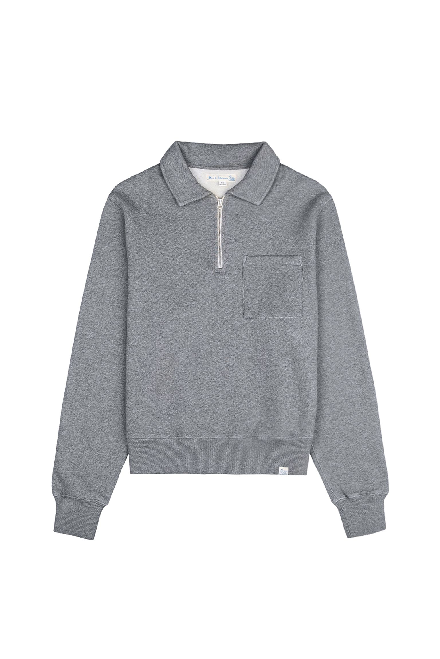 свитшот ZIP COLLAR SWEATSHIRT