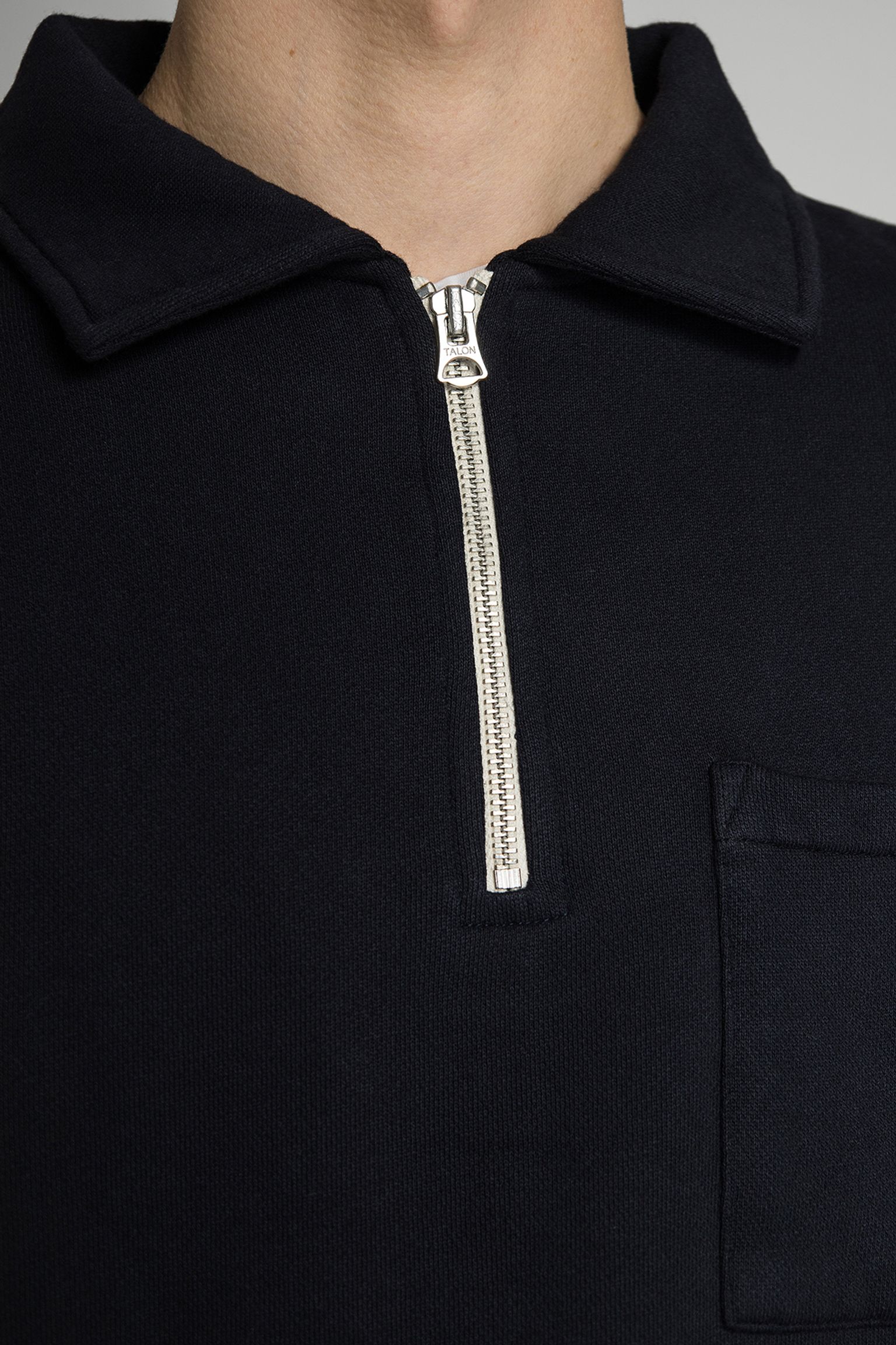 свитшот ZIP COLLAR SWEATSHIRT