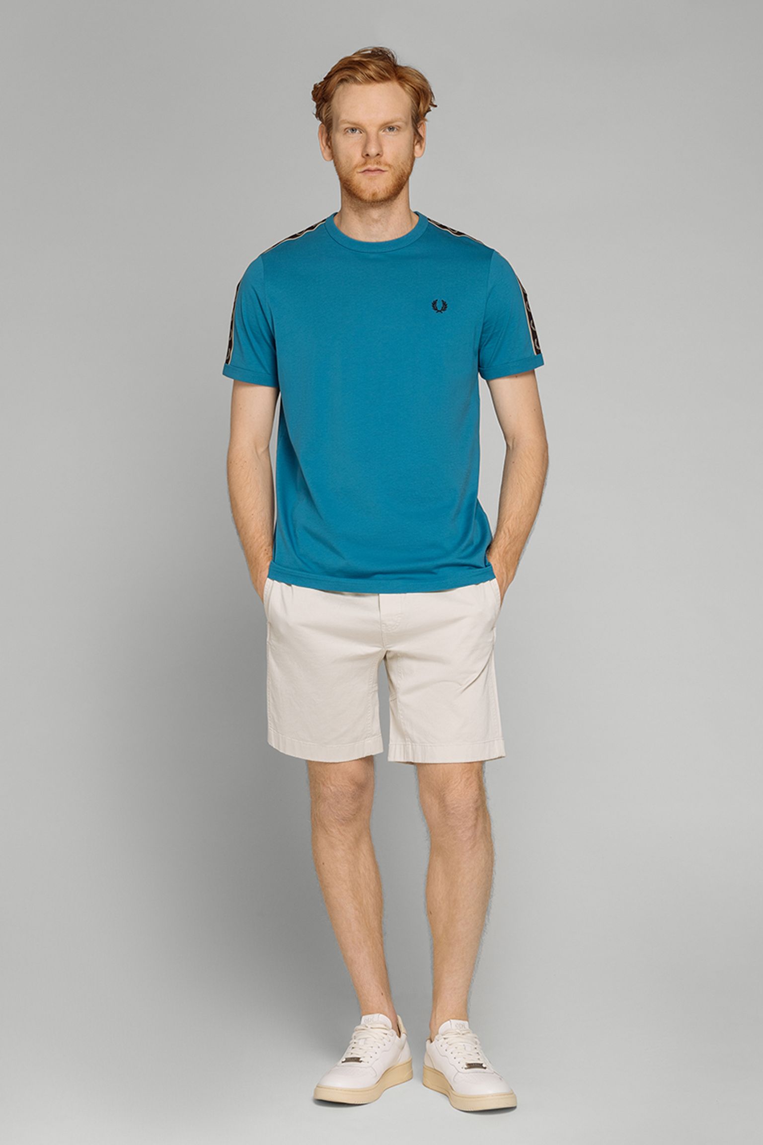 Футболка Fred Perry CONTRAST TAPE RINGER T-SHIRT