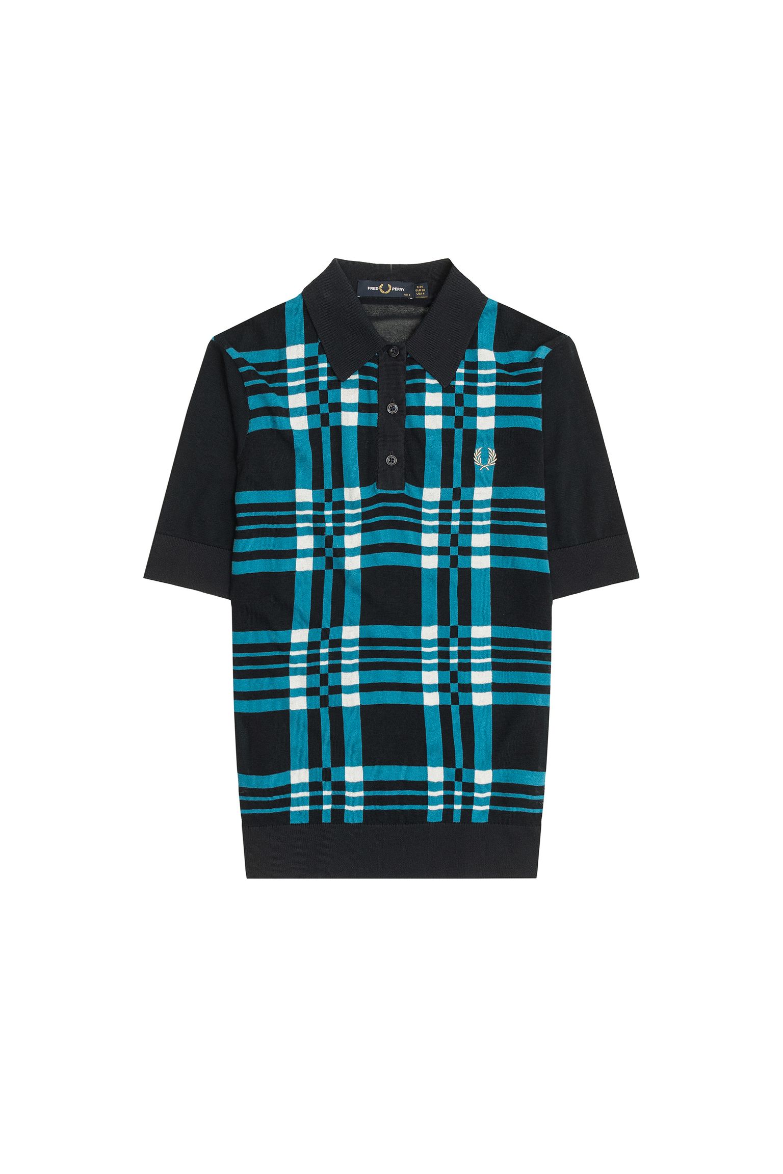 Поло SHEER TARTAN KNITTED SHIRT купити