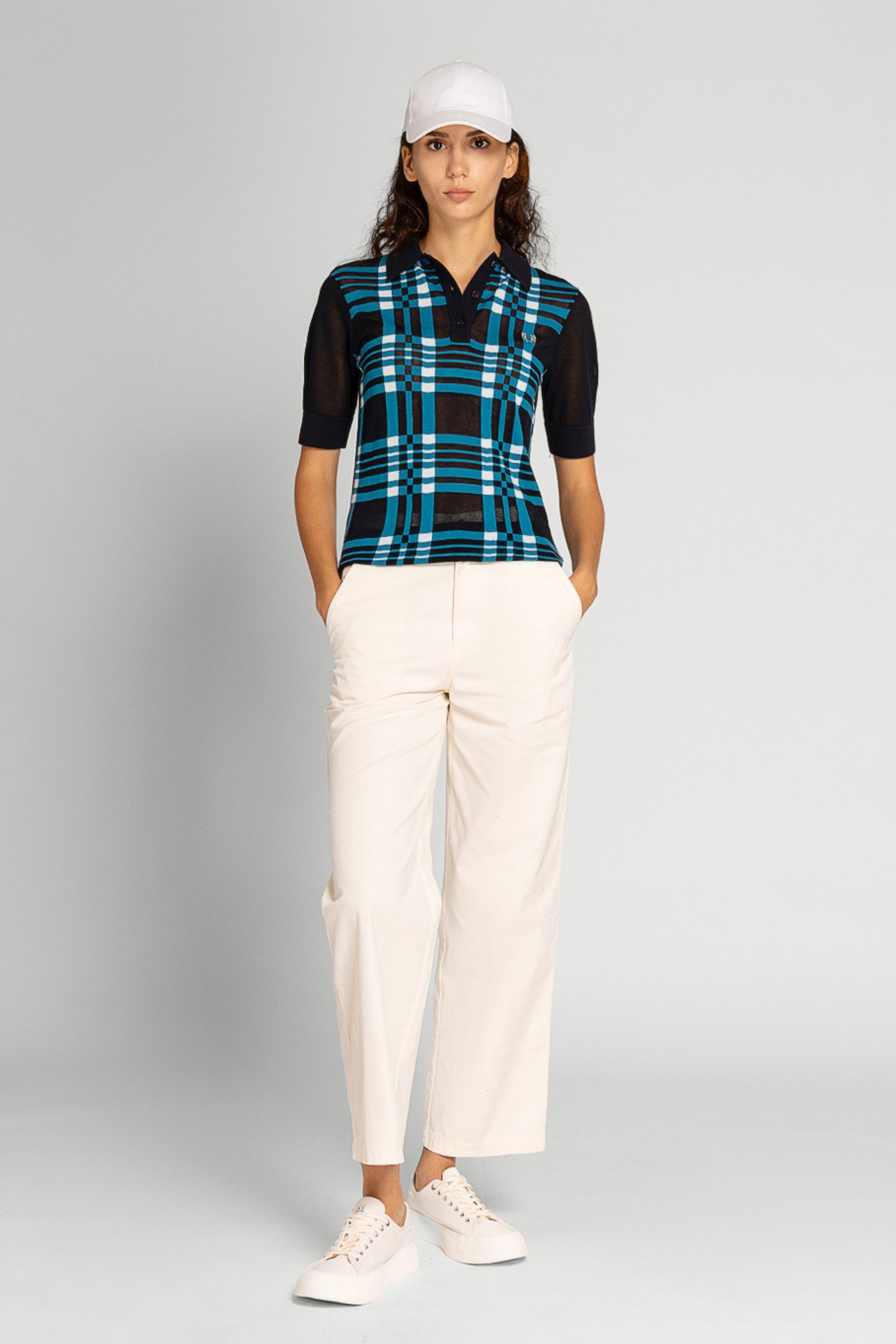 Поло SHEER TARTAN KNITTED SHIRT купити в Україні