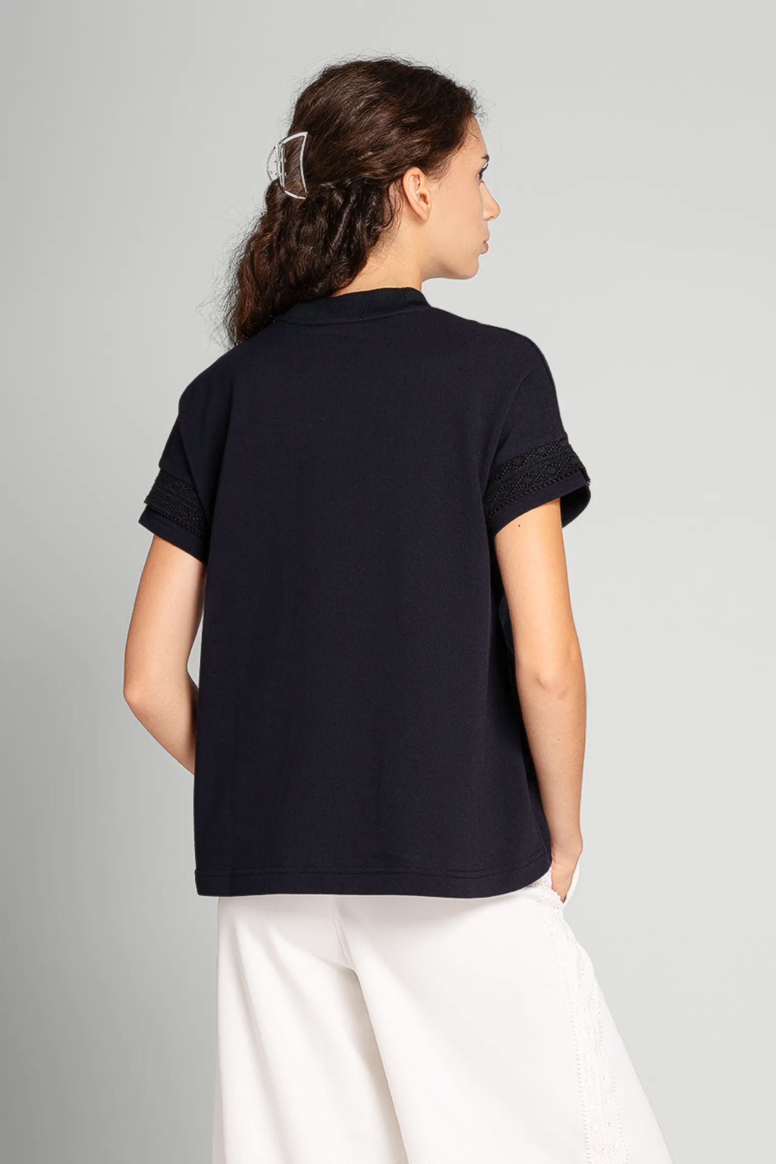 Стильні Футболка LACE TAPE PIQUE T-SHIRT