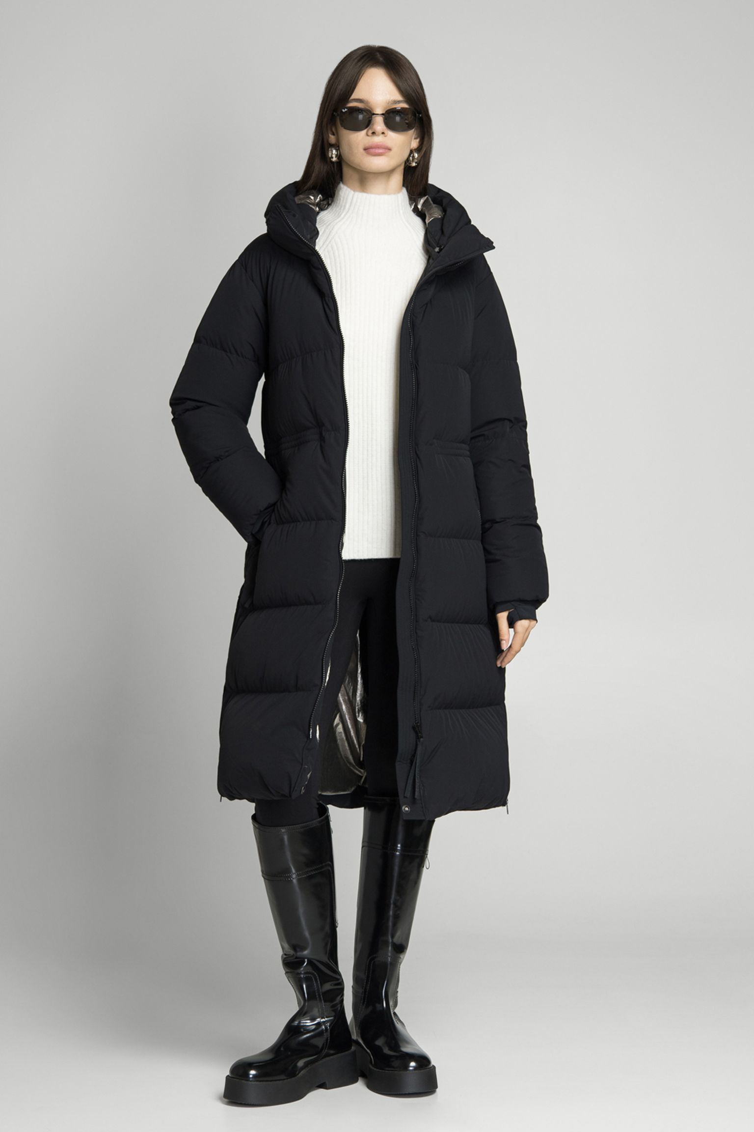 Парка MATT STRETCH LONG PUFFER PARKA