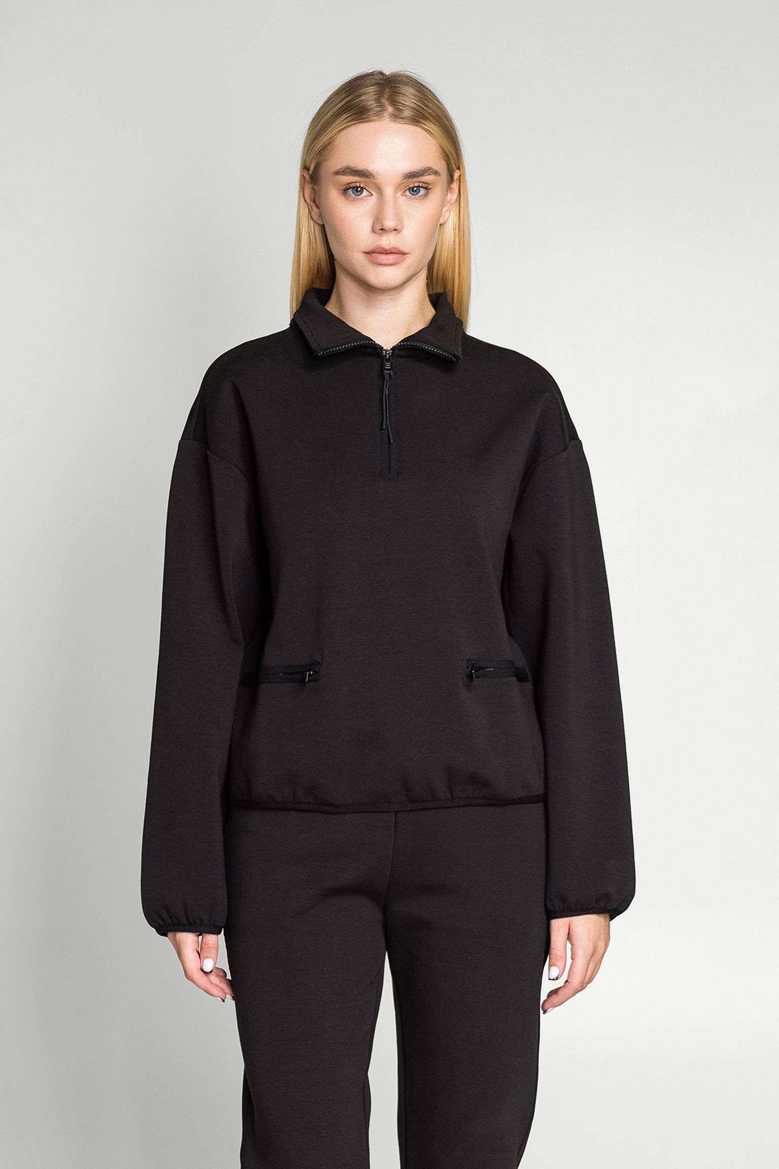 Світшот INTERLOCK FLEECE HALF ZIP