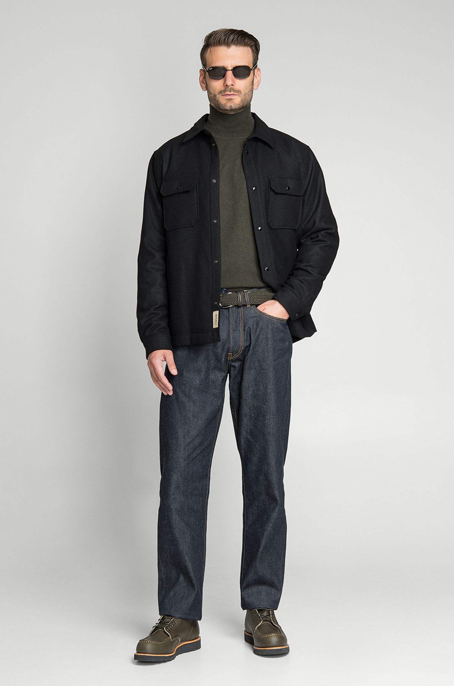 Овершот ALASKAN WOOL OVERSHIRT з доставкою