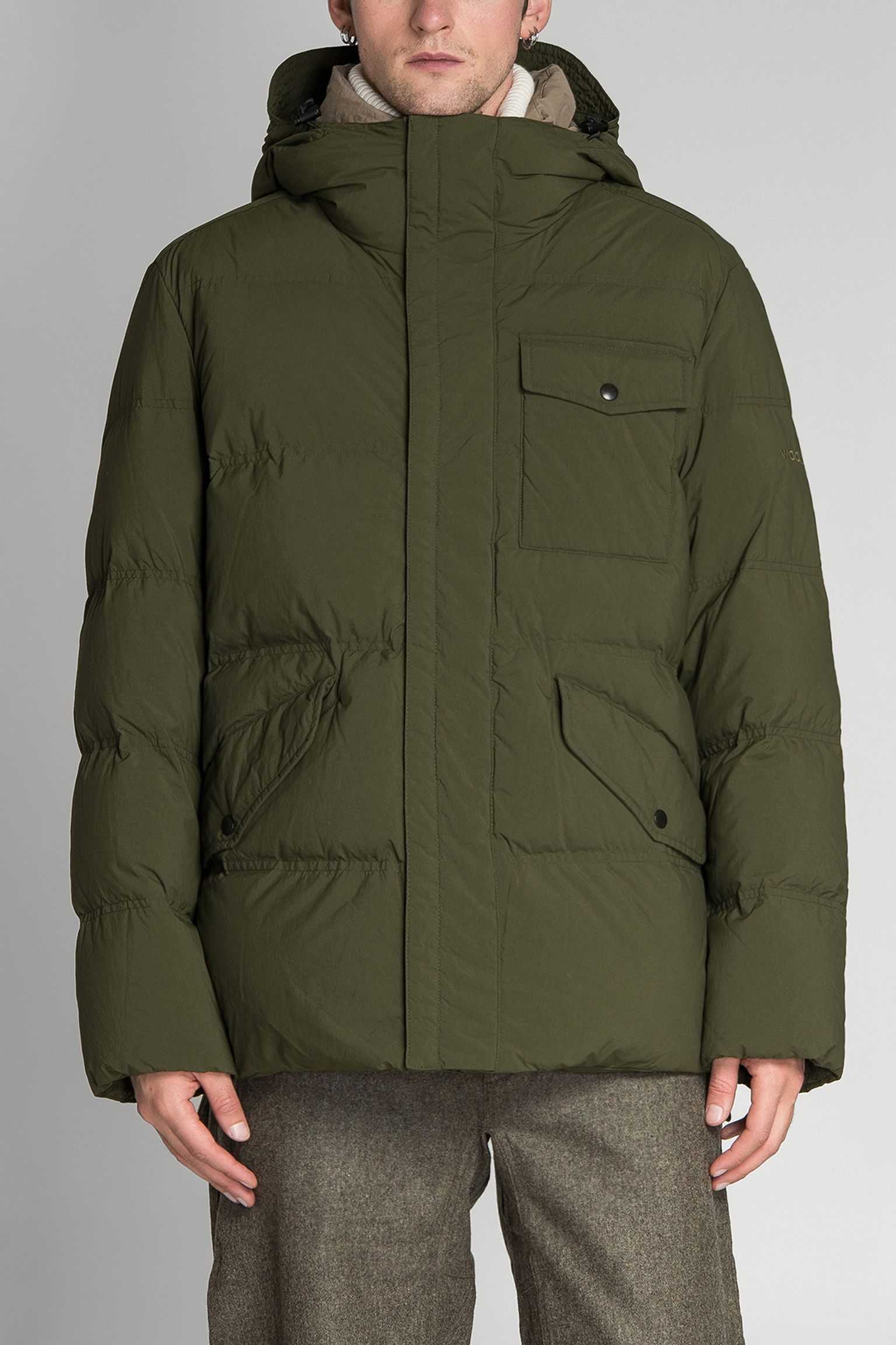 Пуховик GARMENT DYED PUFFER JACKET с доставкой