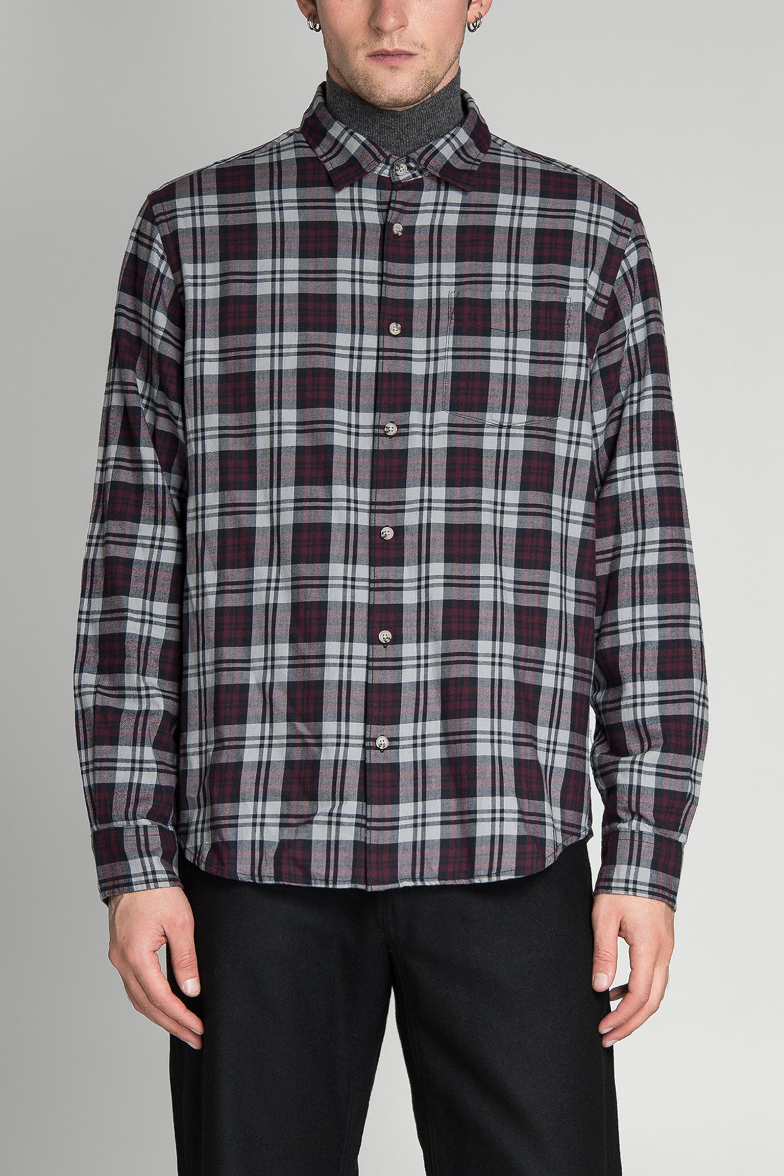 Рубашка LIGHT FLANNEL CHECK SHIRT с доставкой