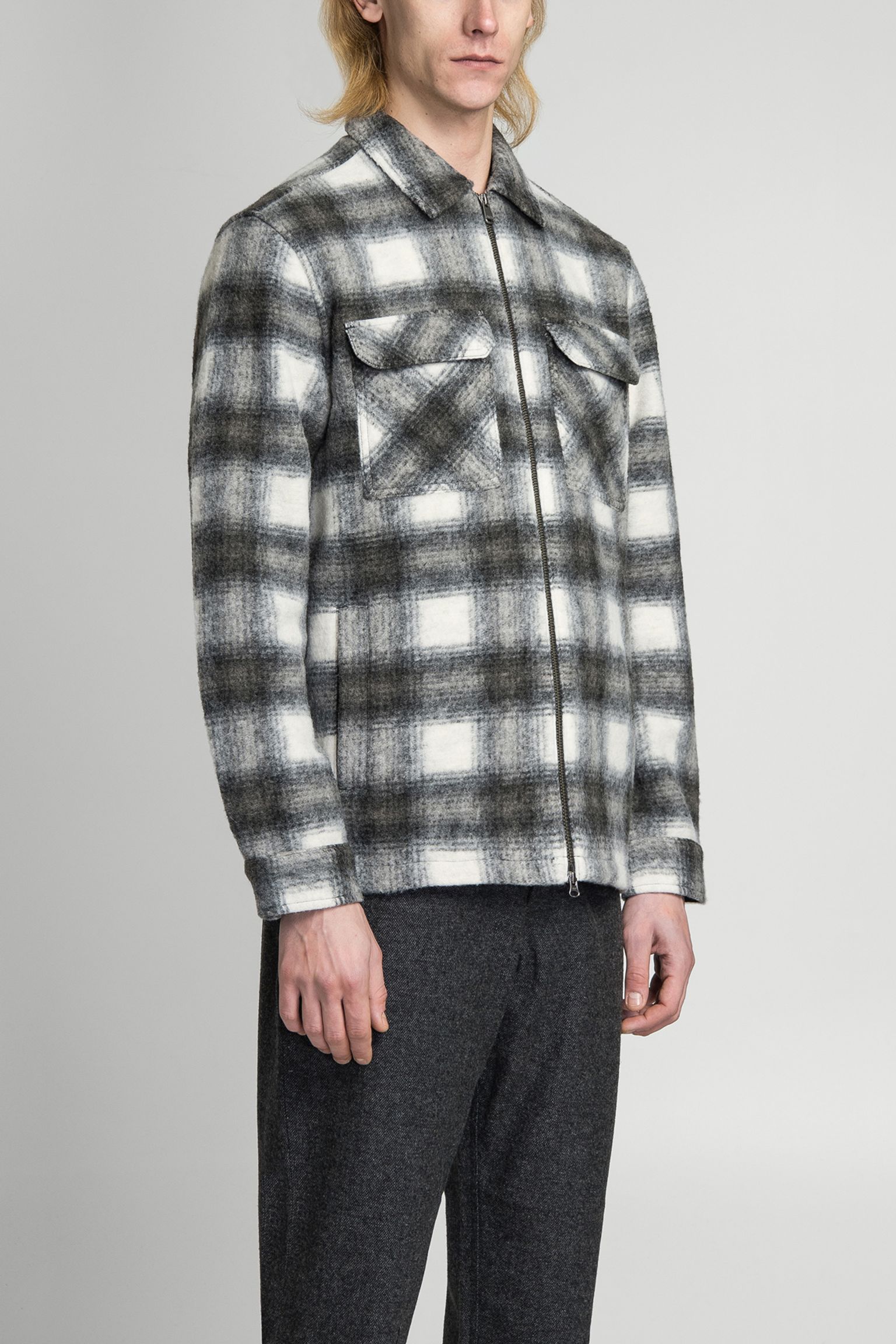 овершот CLAYTON BRUSHED FLEECE OVERSHIRT с доставкой