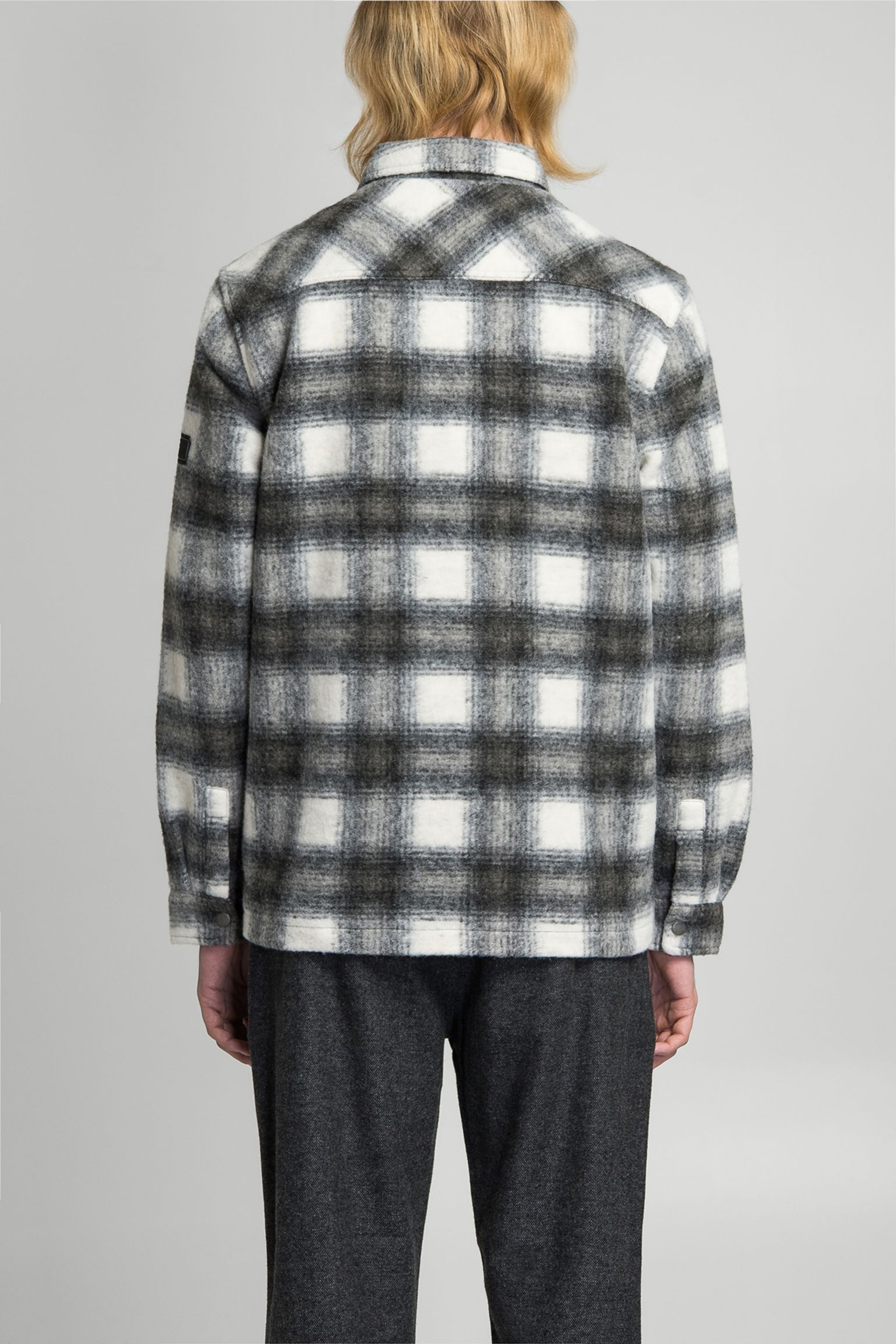 Стильные овершот CLAYTON BRUSHED FLEECE OVERSHIRT
