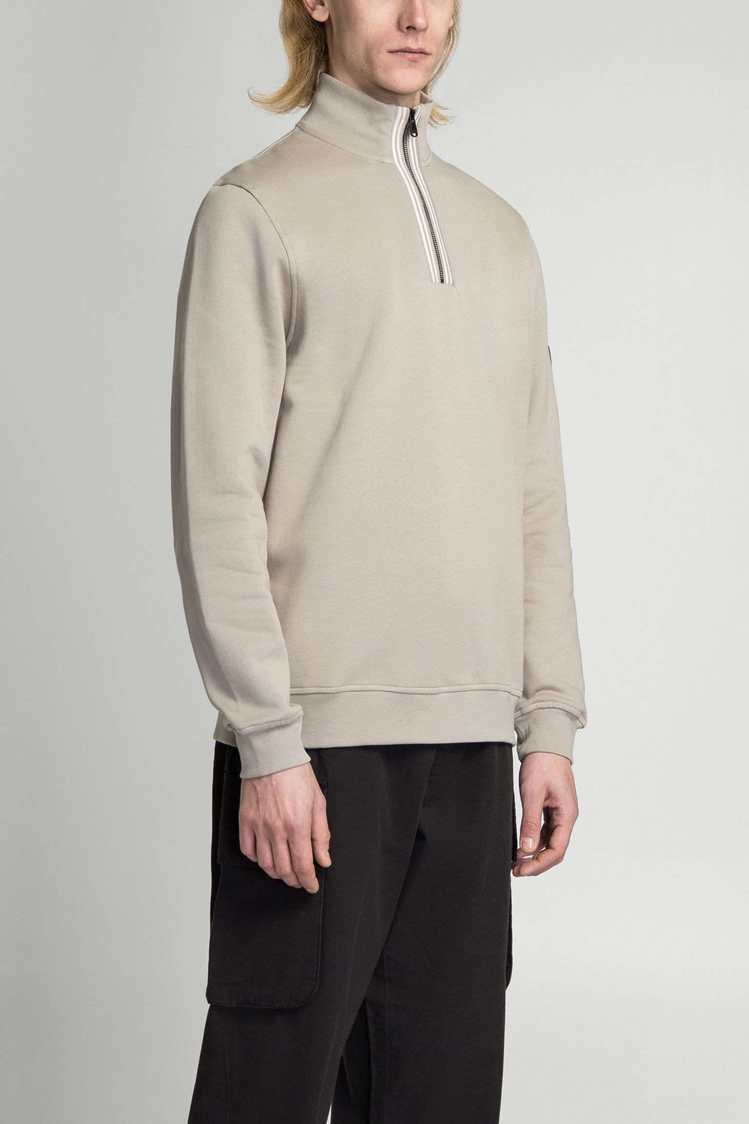 свитшот LINCOLN TIPPED FUNNEL SWEATSHIRT с доставкой
