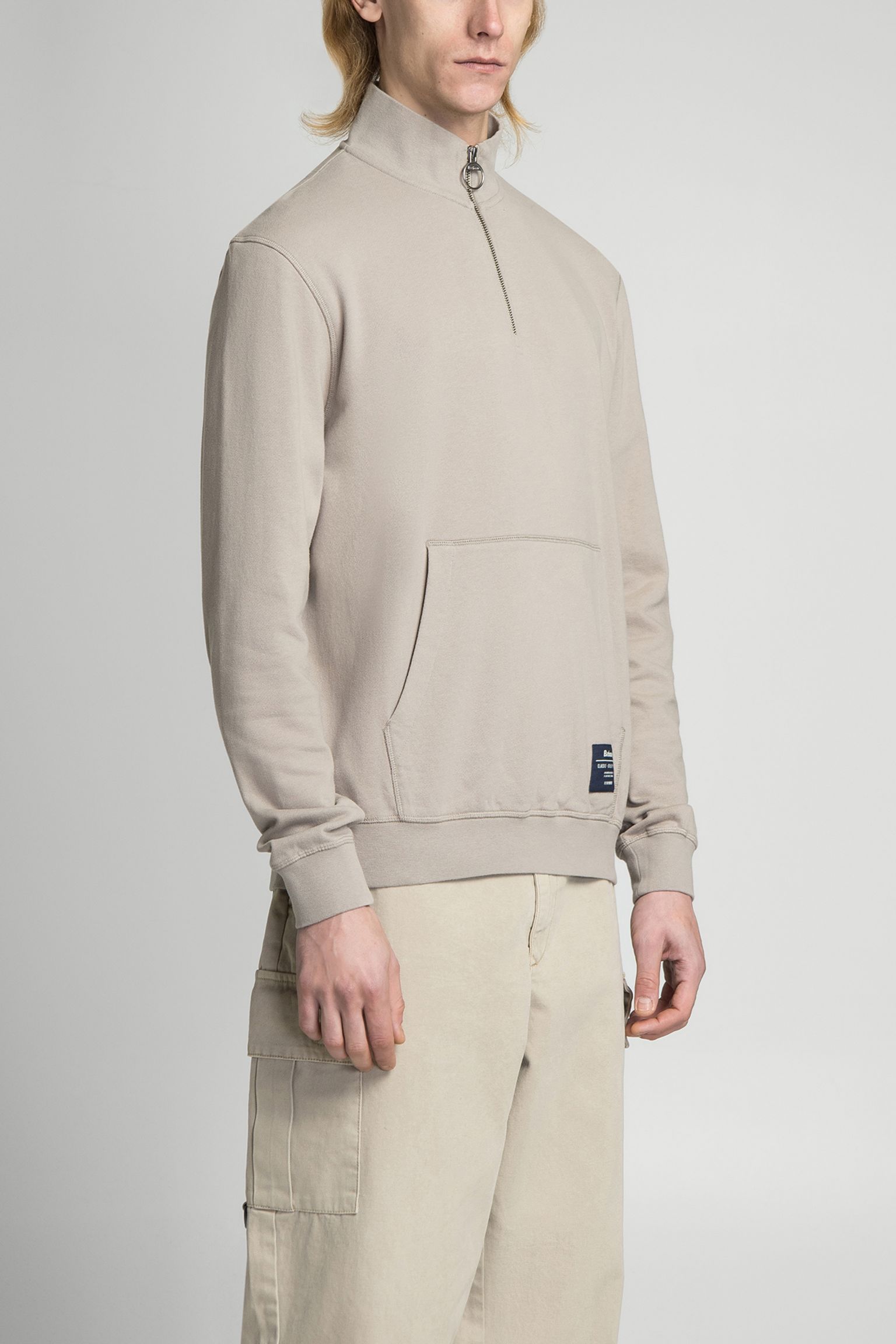 світшот SKIPTON RELAXED FIT HALF ZIP SWEATSHIRT