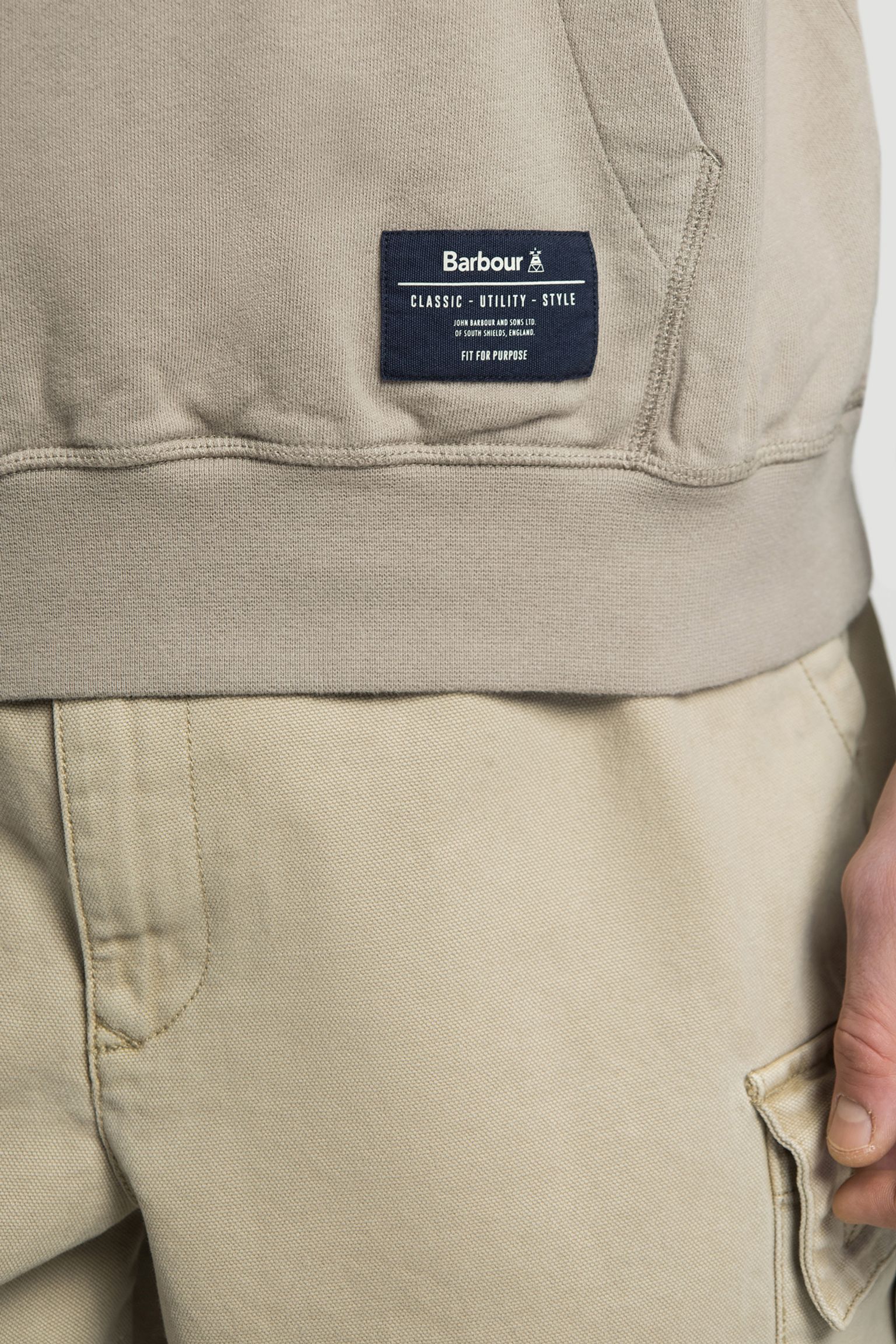 Широкий выбор свитшот SKIPTON RELAXED FIT HALF ZIP SWEATSHIRT