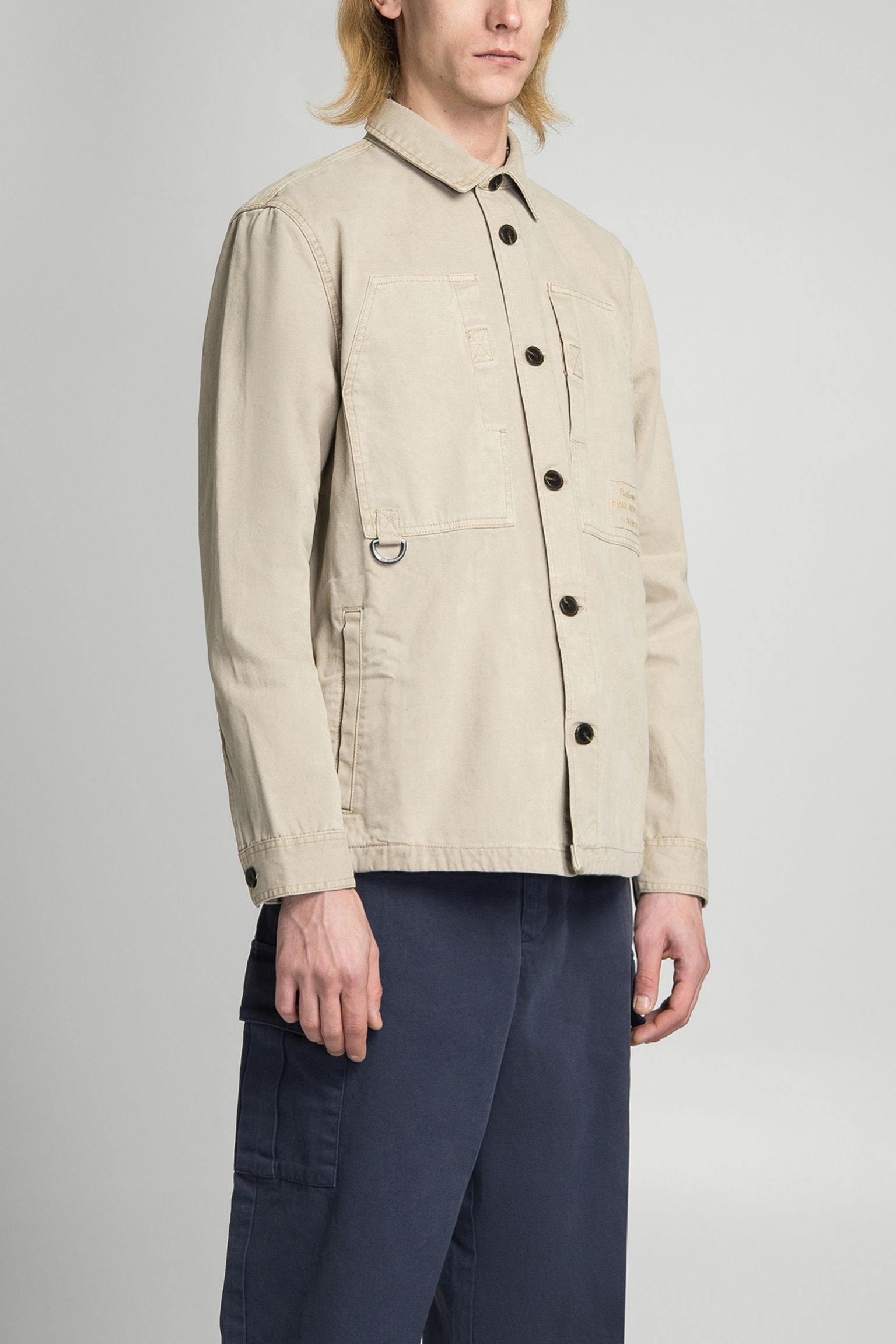 овершот DEEPDALE RELAXED FIT CANVAS OVERSHIRT