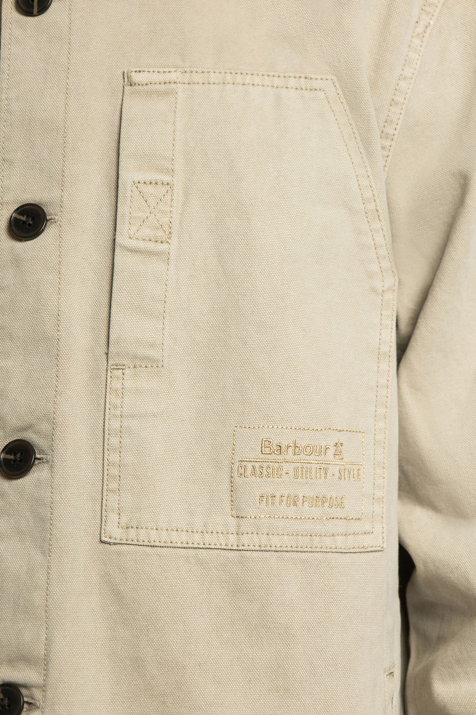 овершот DEEPDALE RELAXED FIT CANVAS OVERSHIRT