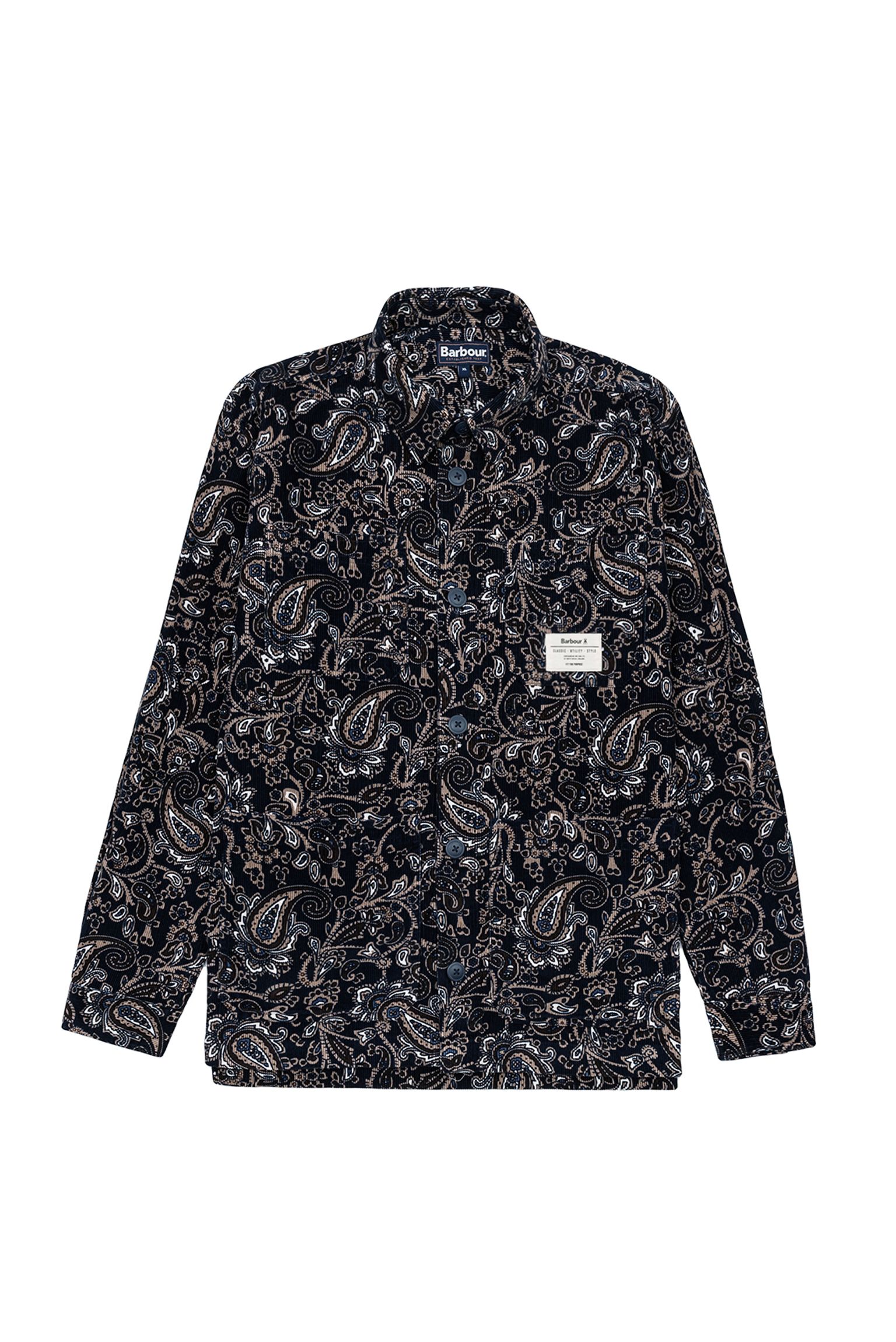 овершот BRIGNALL RELAXED FIT PRINTED CORD OVERSHIR