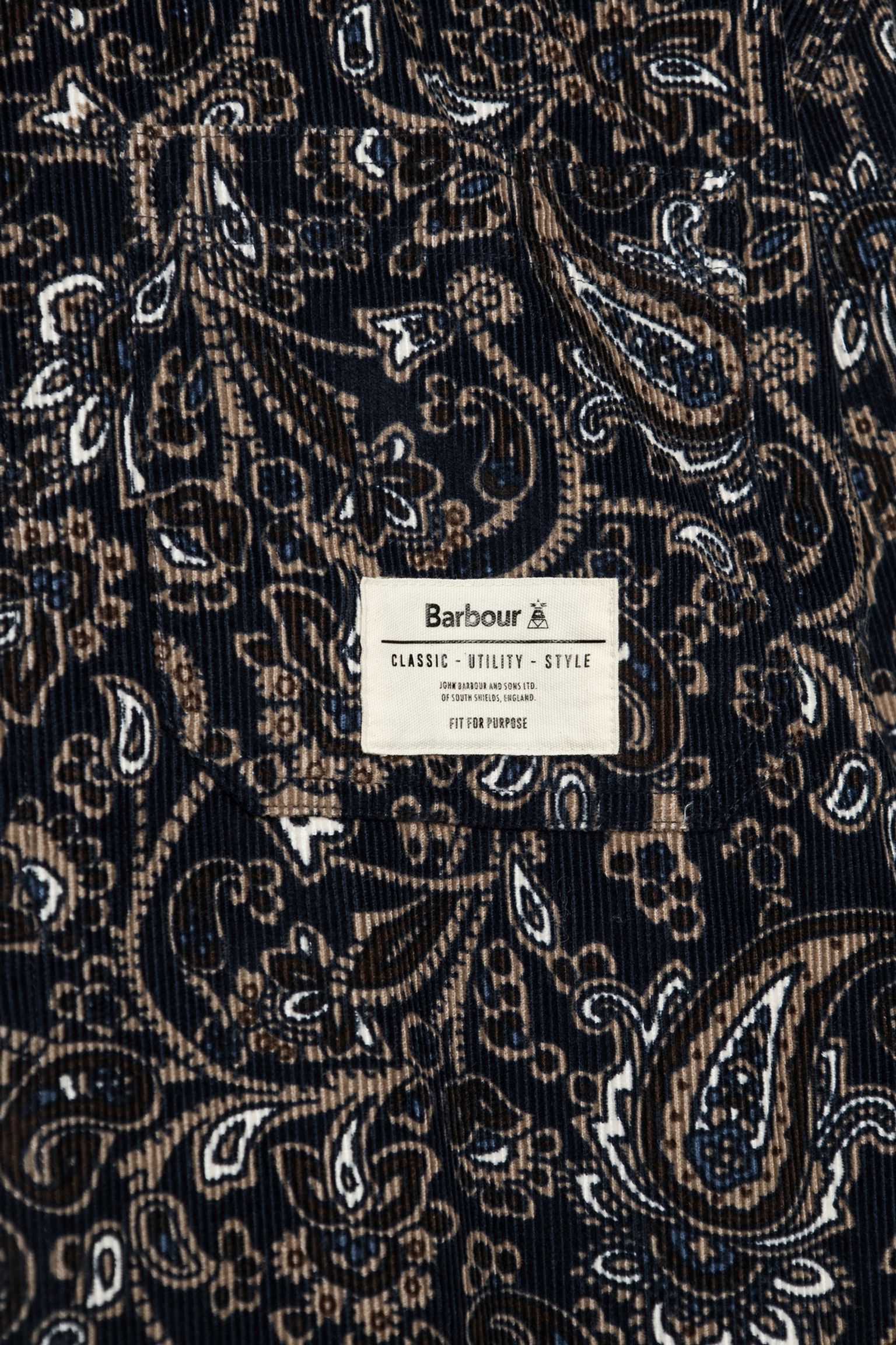 Широкий вибір овершот BRIGNALL RELAXED FIT PRINTED CORD OVERSHIR