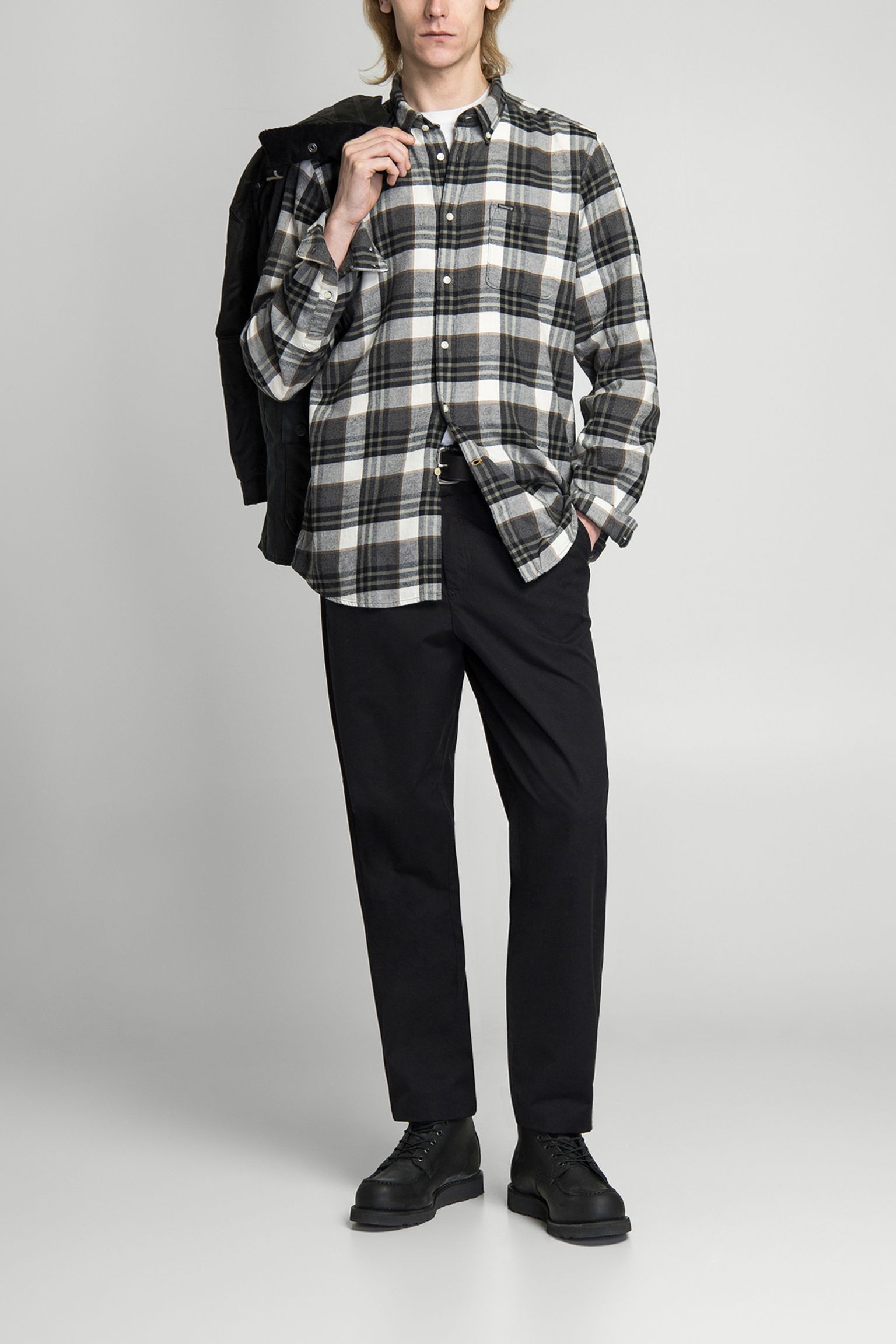 сорочка FALLBAY TAILORED FIT CHECKED SHIRT