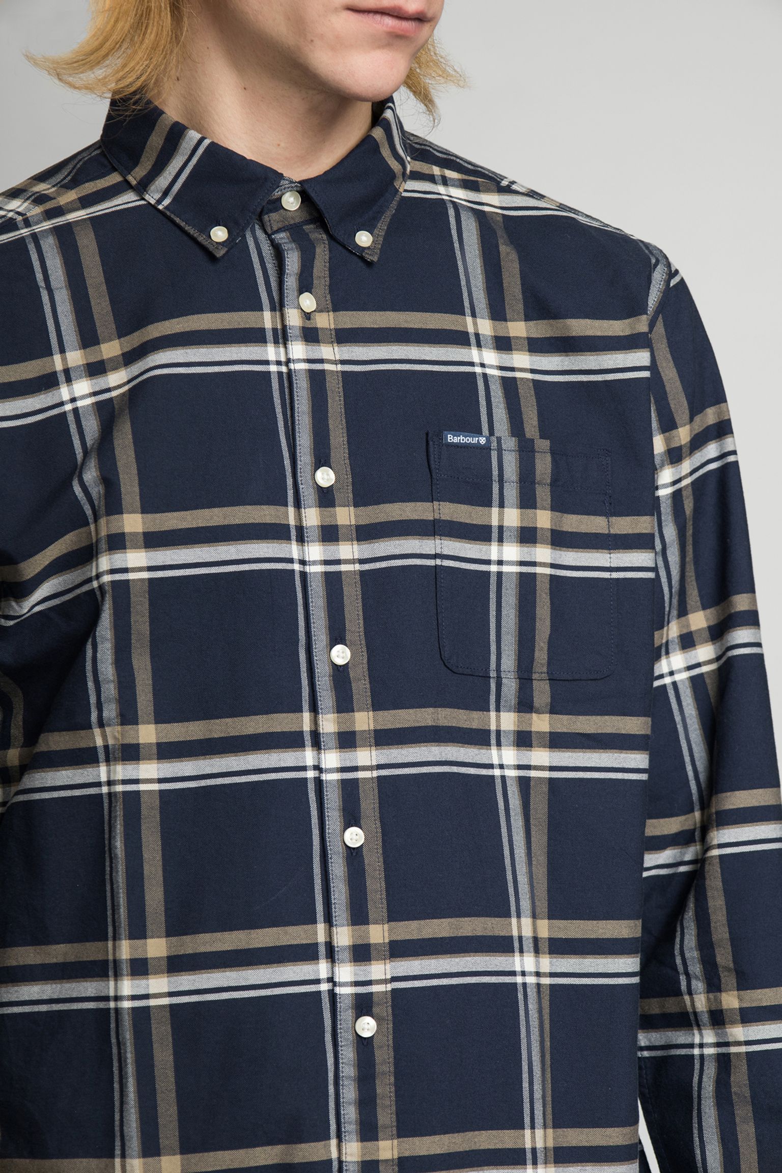 Широкий выбор рубашка NETHERTOWN TAILORED FIT CHECKED SHIRT
