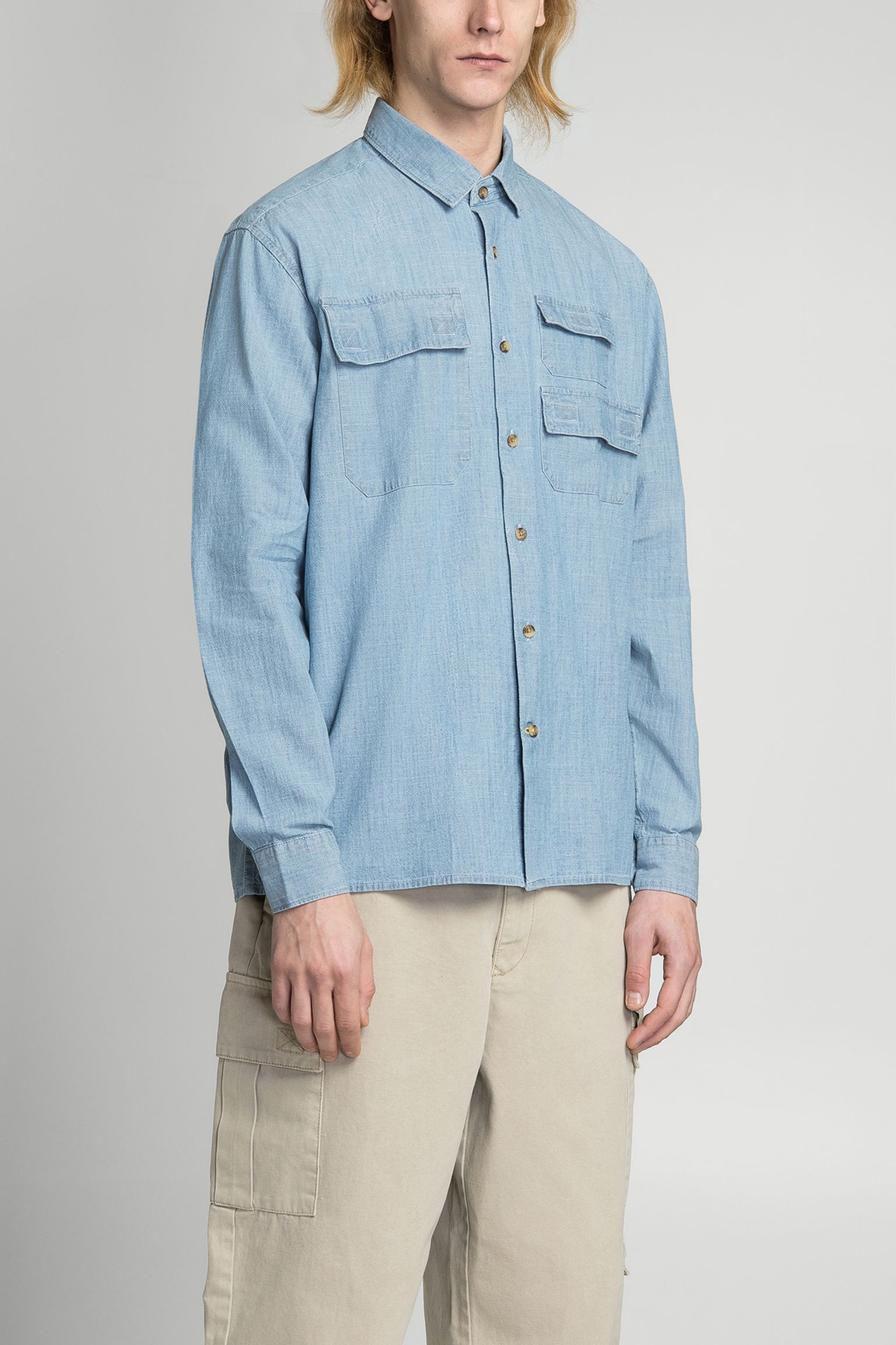 рубашка CATTERICK RELAXED FIT CHAMBRAY SHIRT с доставкой