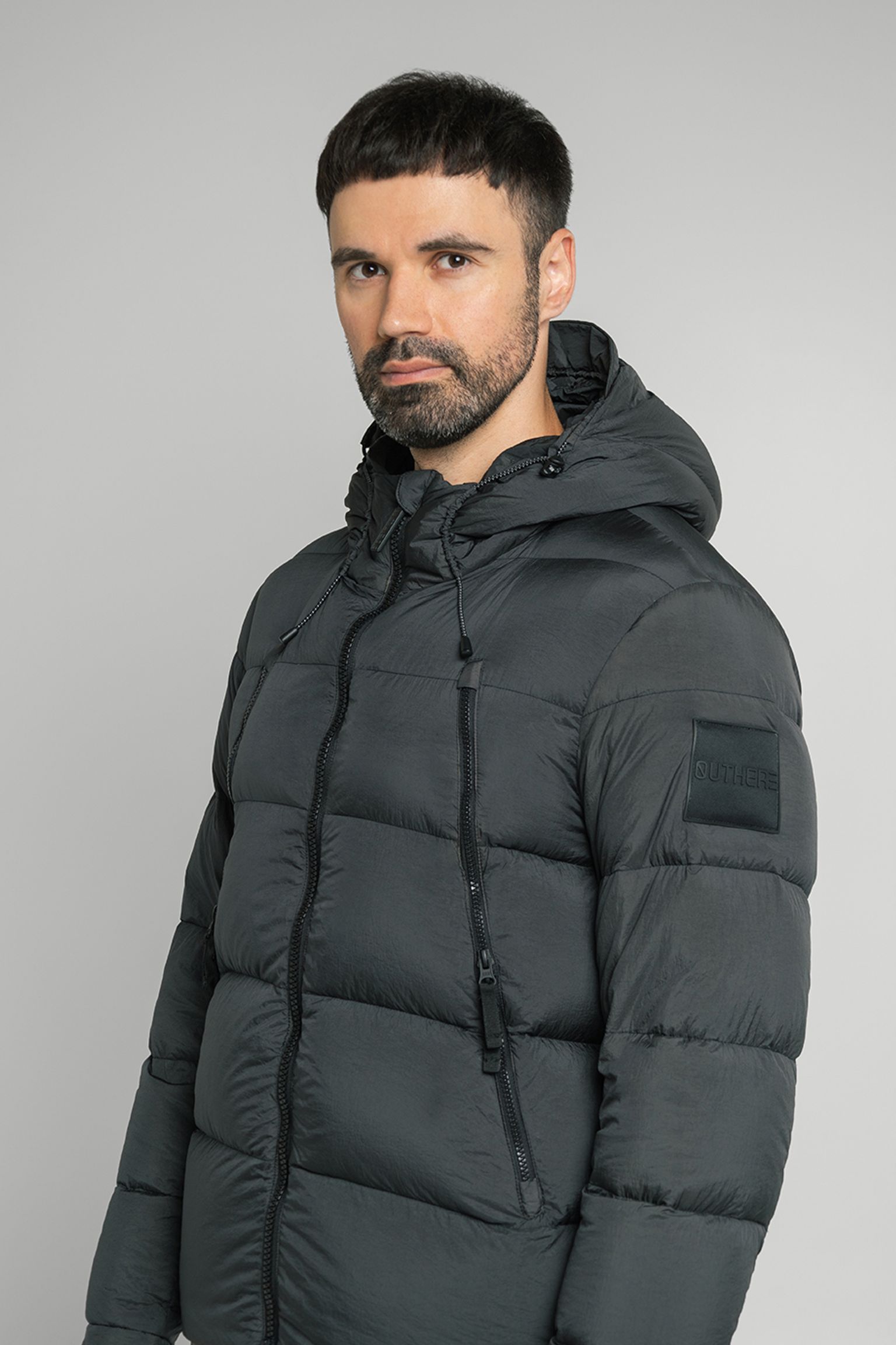 Широкий выбор Пуховик   ULTRALIGHT NYLON ACETIC DYE