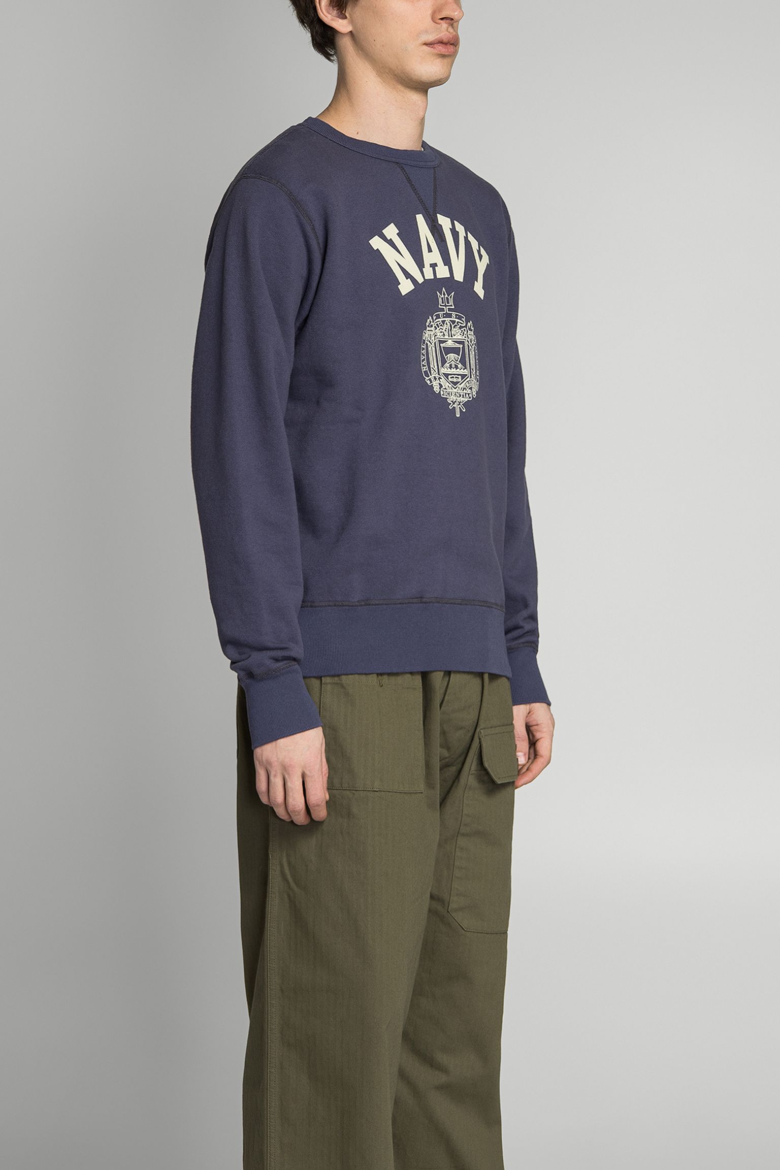 Свитшот CREW NECK SWEATSHIRT NAVY с доставкой