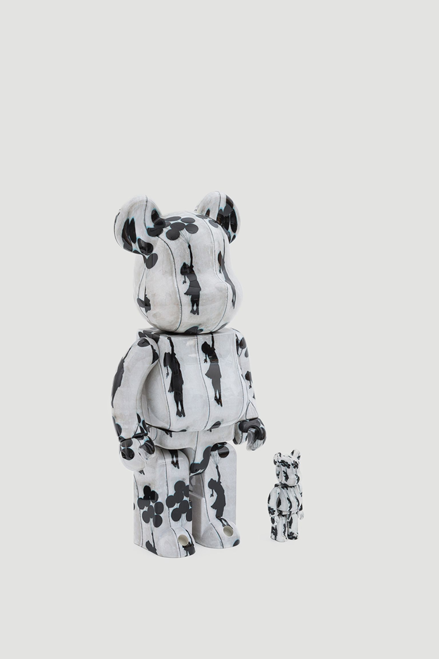 Іграшка BEARBRICK Banksy Flying Ballons Girl 100% & 400% SET