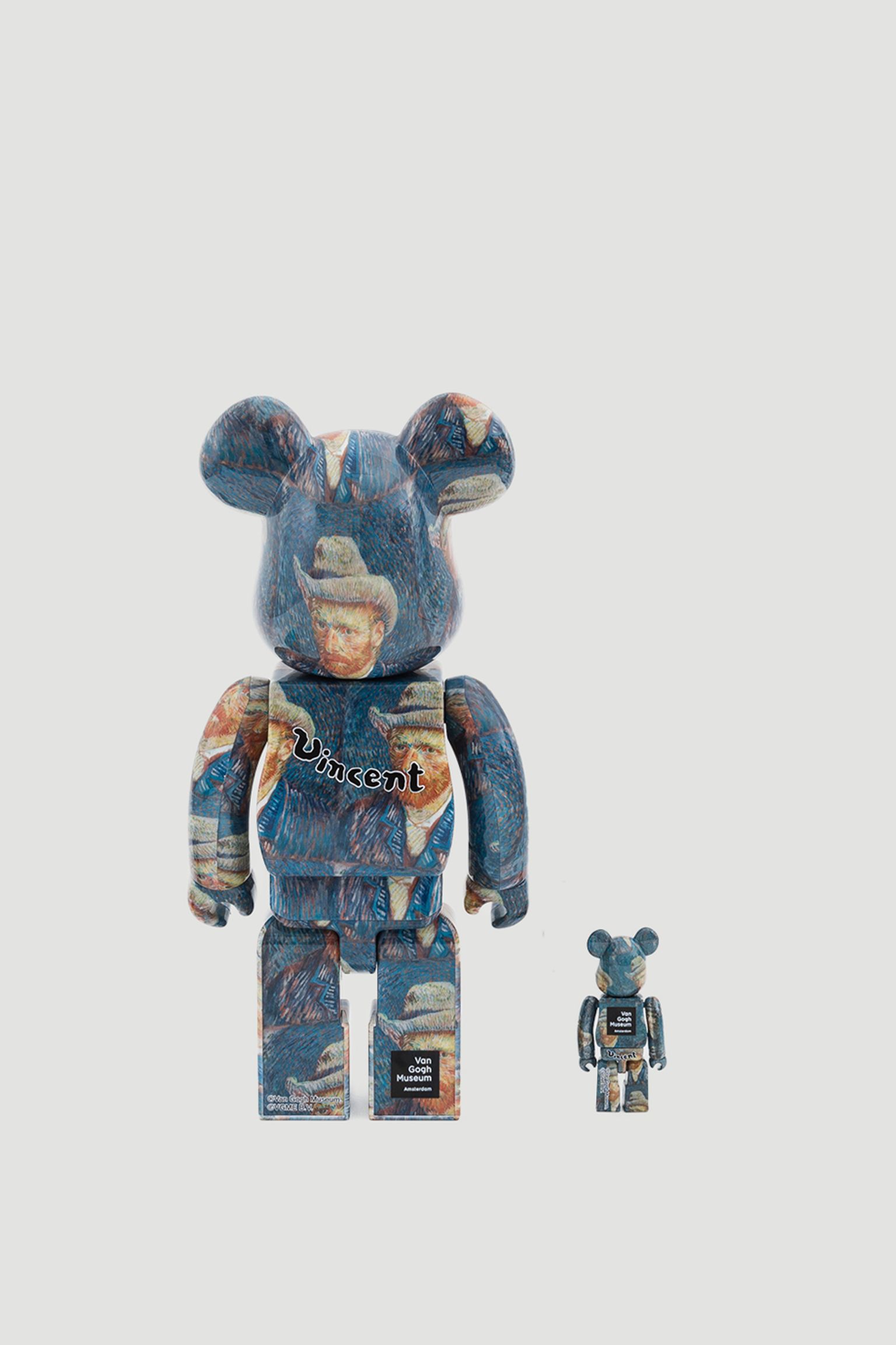 Іграшка BEARBRICK Van Gogh Museum Self-Portrait with 100% & 400% SET