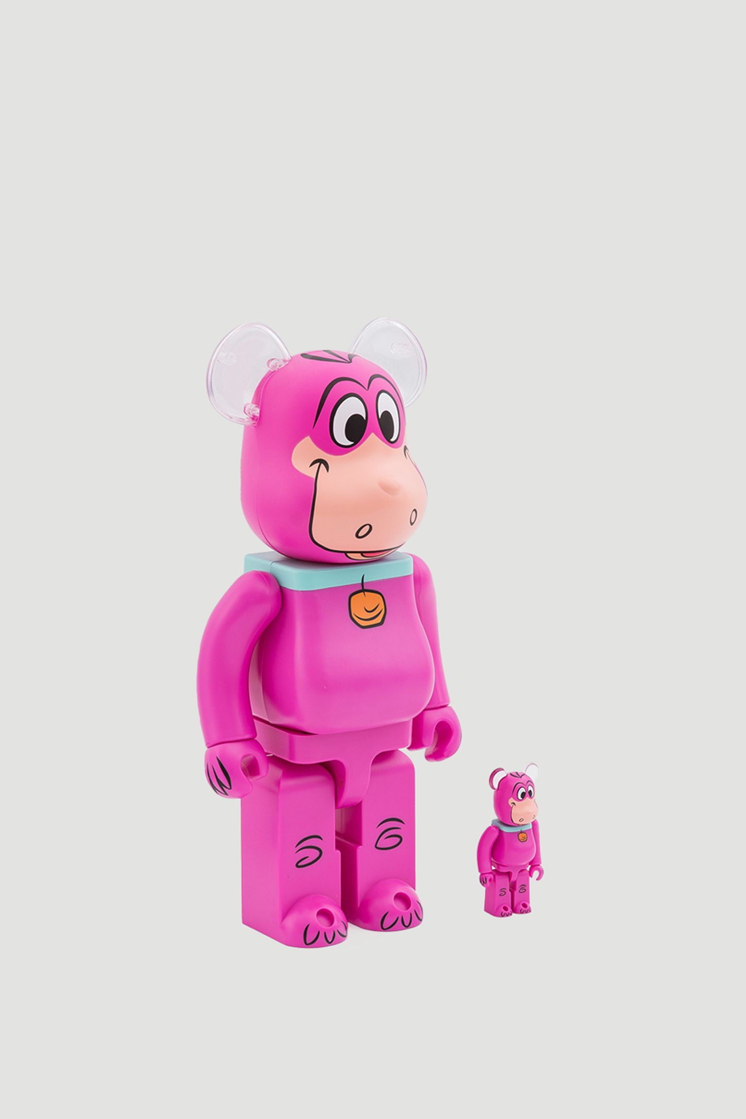 Іграшка BEARBRICK DINO-Flinstons 100% & 400% SET