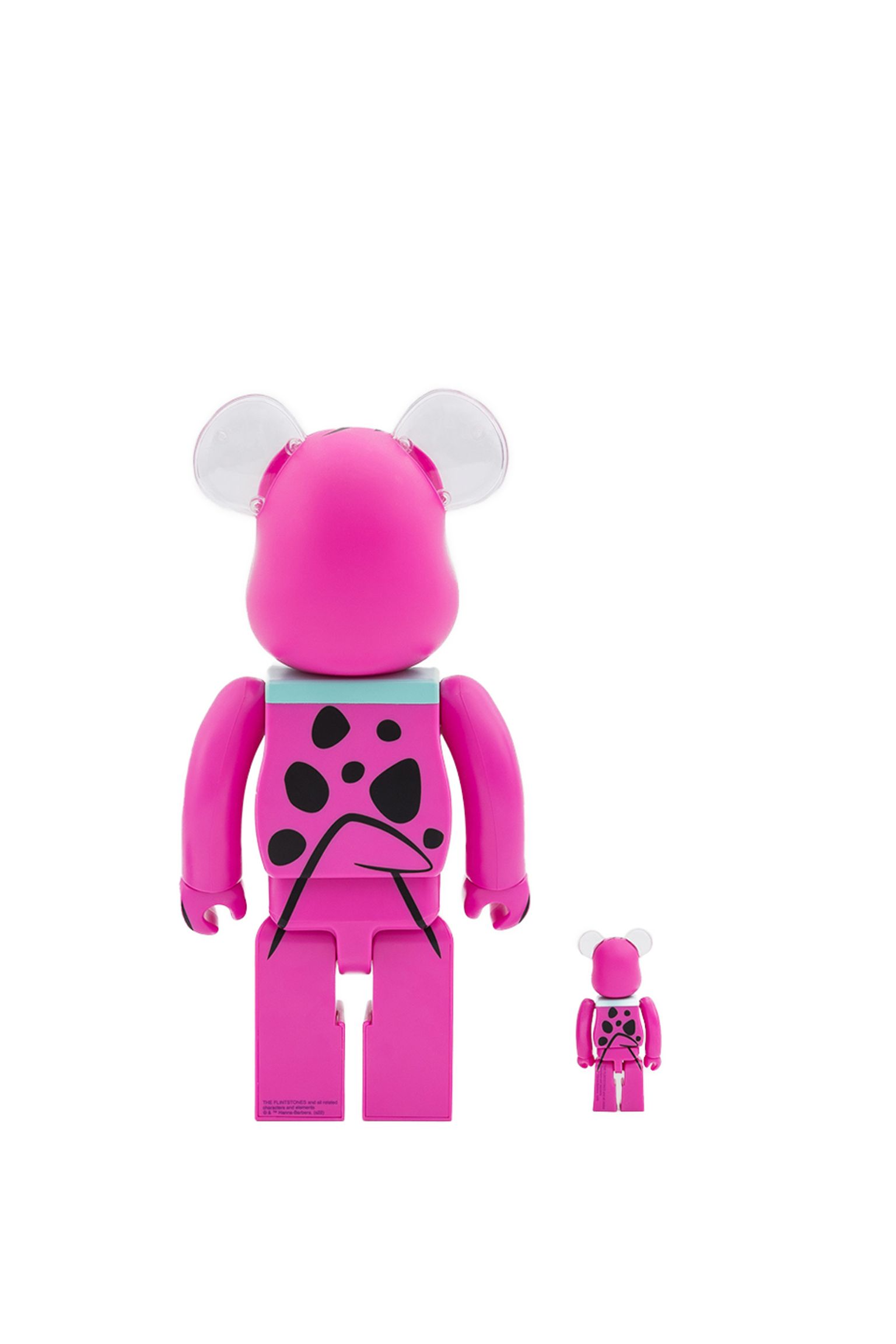 Іграшка BEARBRICK DINO-Flinstons 100% & 400% SET з доставкою