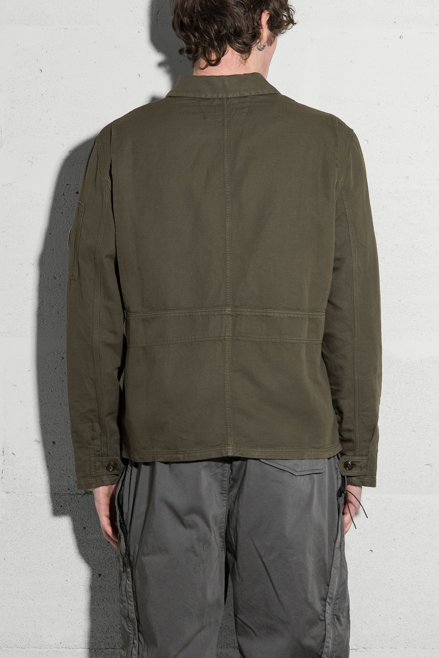 Стильні Овершот COTTON/LINEN FULL ZIP OVERSHIRT