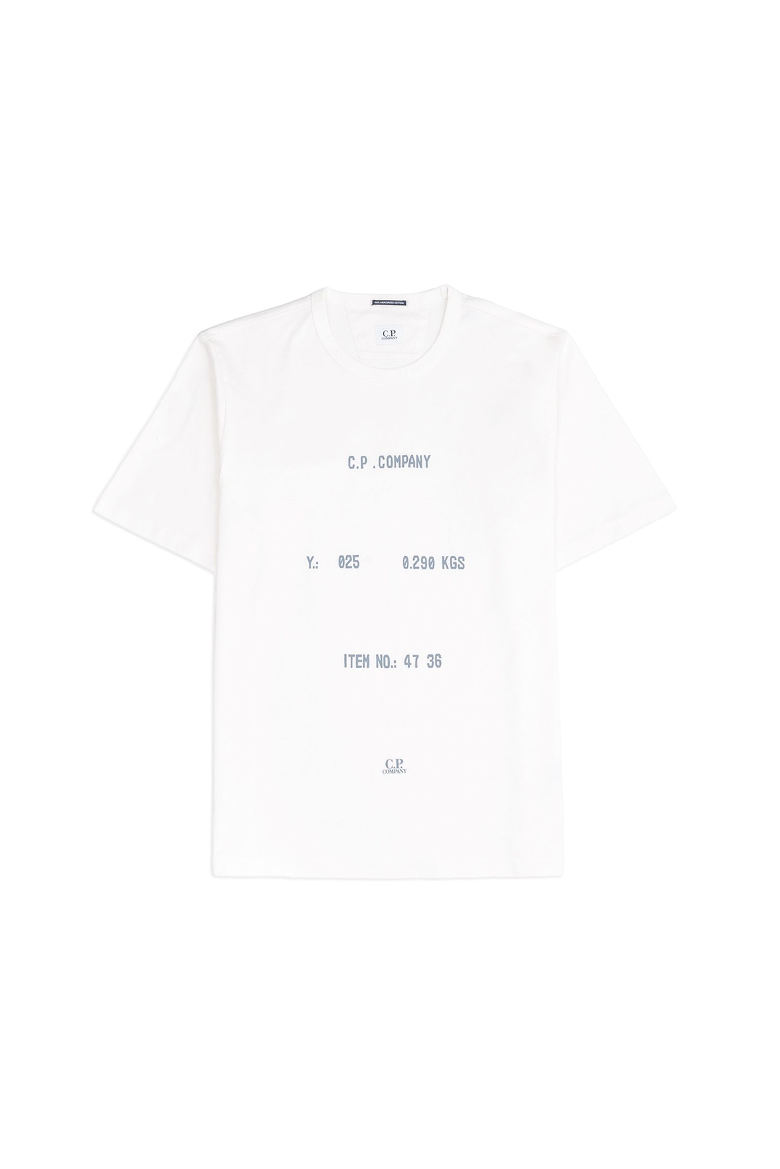 Футболка 30/2 MERCERIZED JERSEY TWISTED WRITTEN LOGO купить