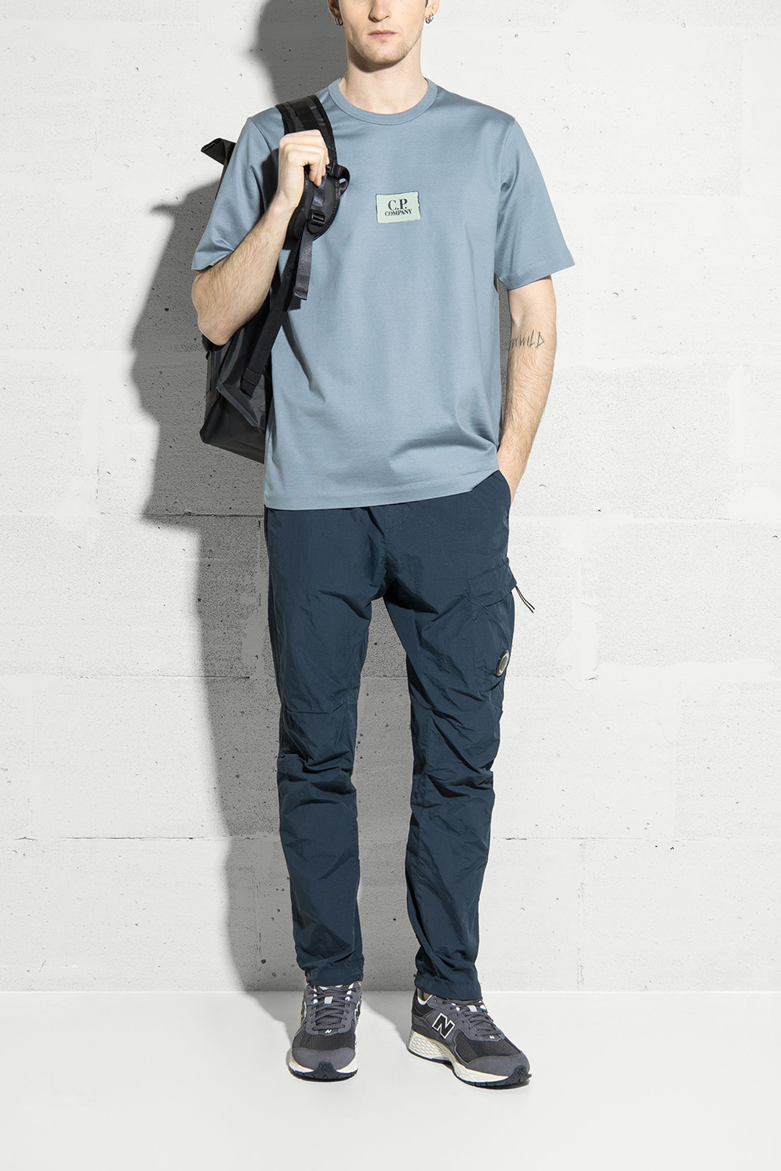 Футболка 30/2 MERCERIZED JERSEY TWISTED SMALL LOGO купити в Україні