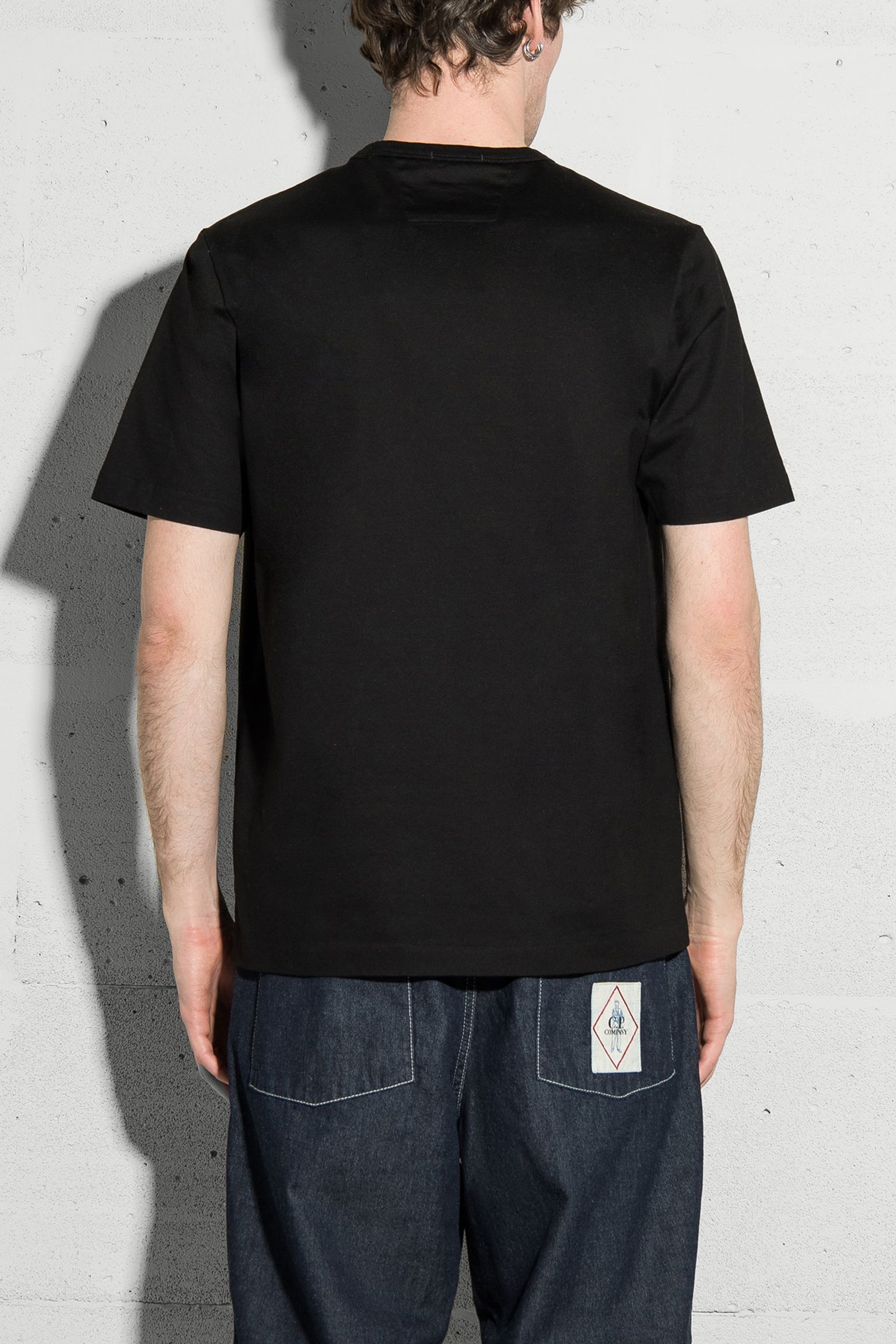 Стильные Футболка 30/2 MERCERIZED JERSEY TWISTED EMBROIDERY T-SHIRT