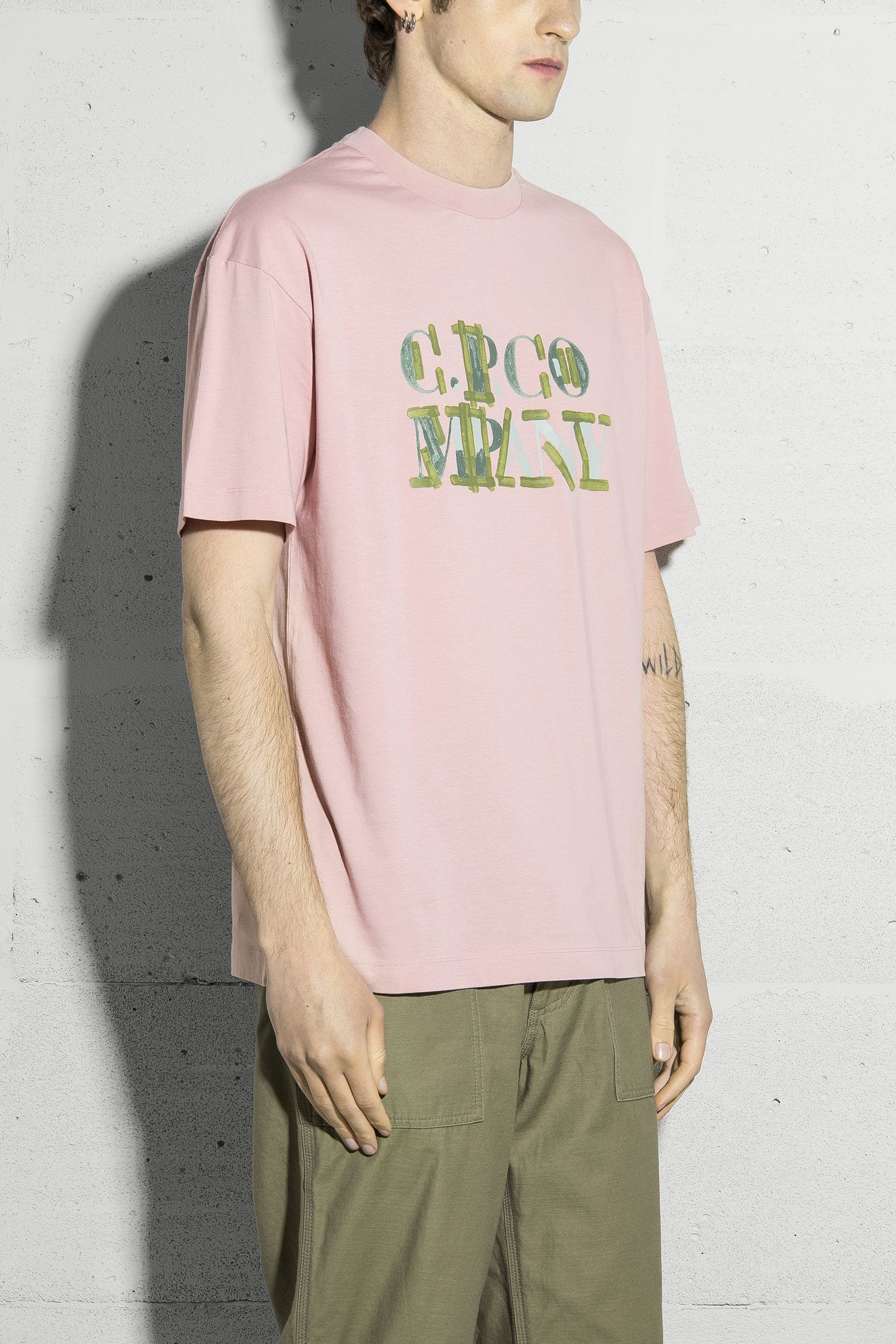 Футболка 30/1 JERSEY BLURRED LOGO T-SHIRT с доставкой
