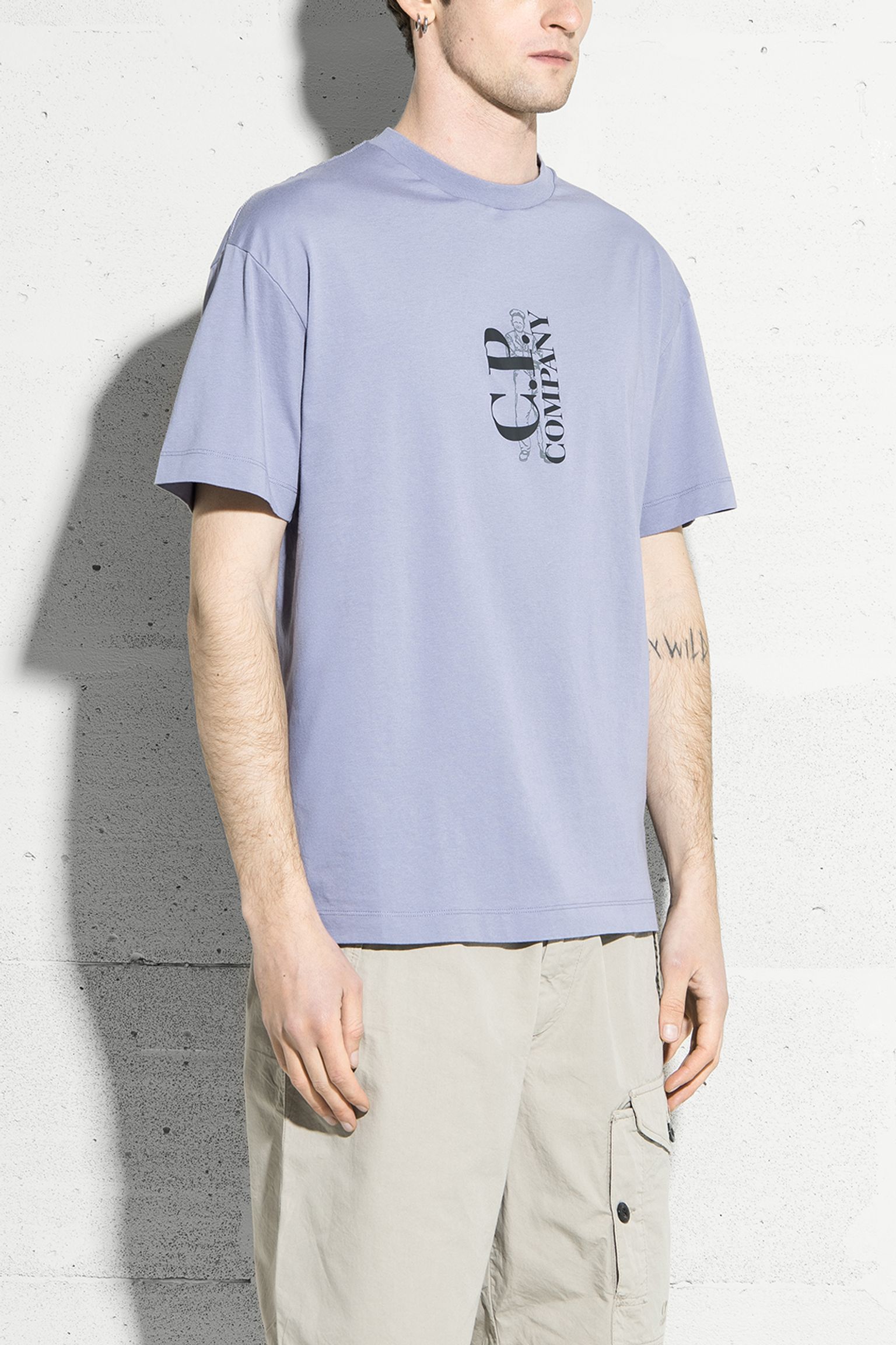 Футболка 30/1 JERSEY CHEST LOGO с доставкой
