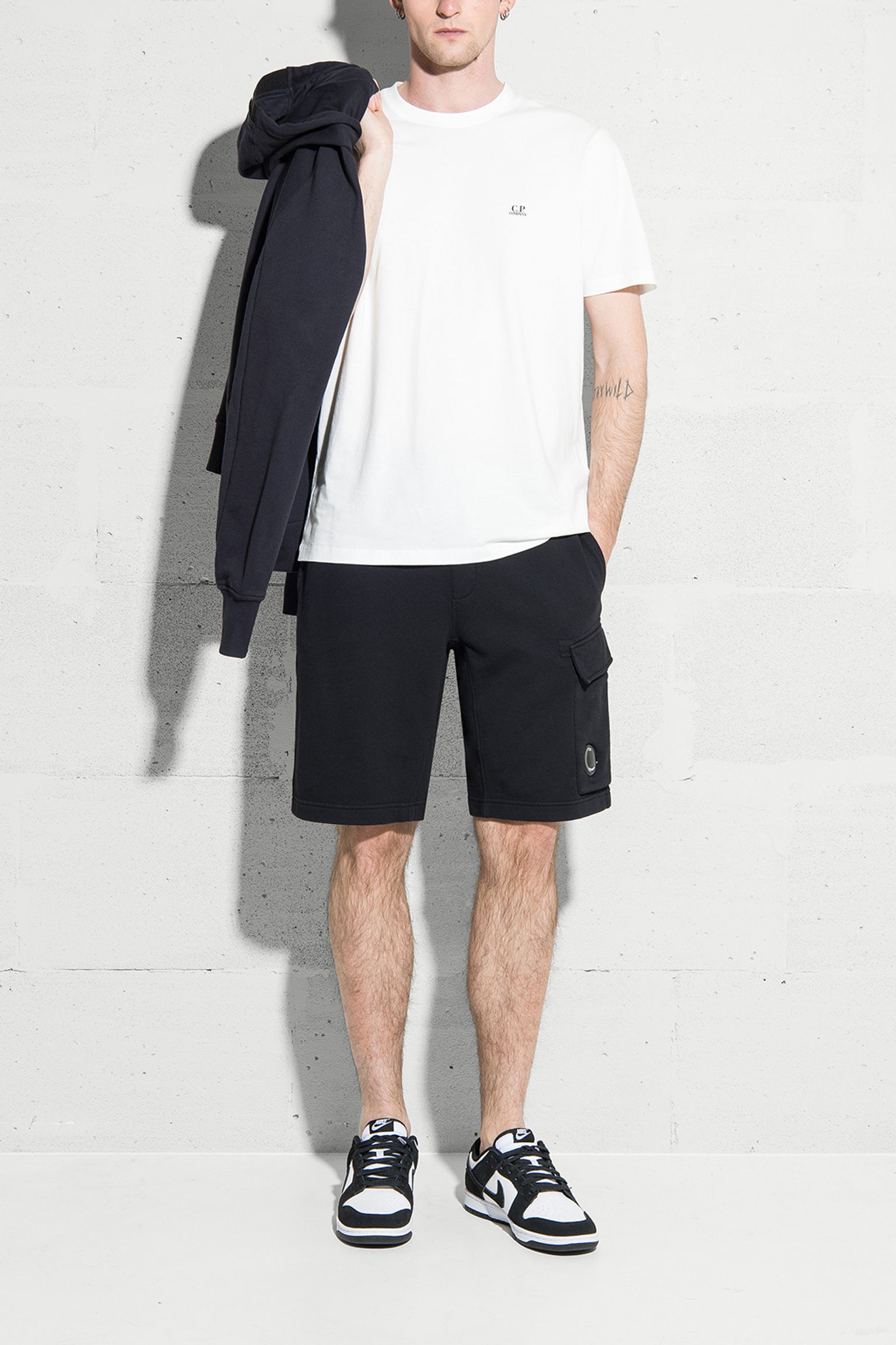 Шорты COTTON DIAGONAL FLEECE LOGO купить в Украине